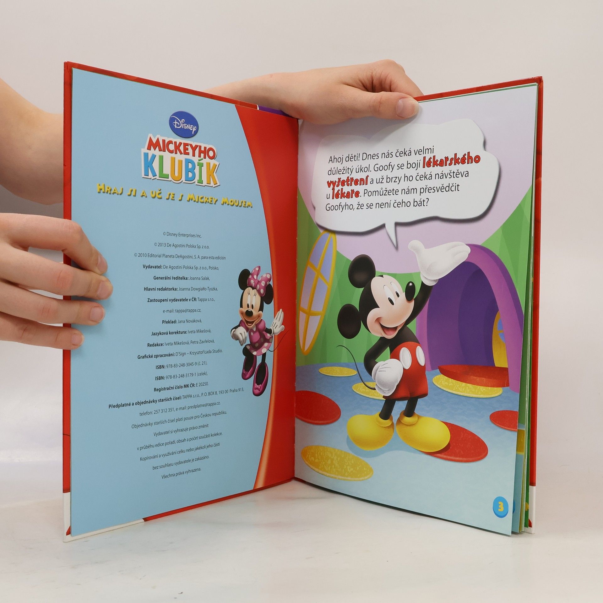 Autorenkollektiv Hraj si a uč se s Mickey Mousem 21. Návštěva u lékaře!