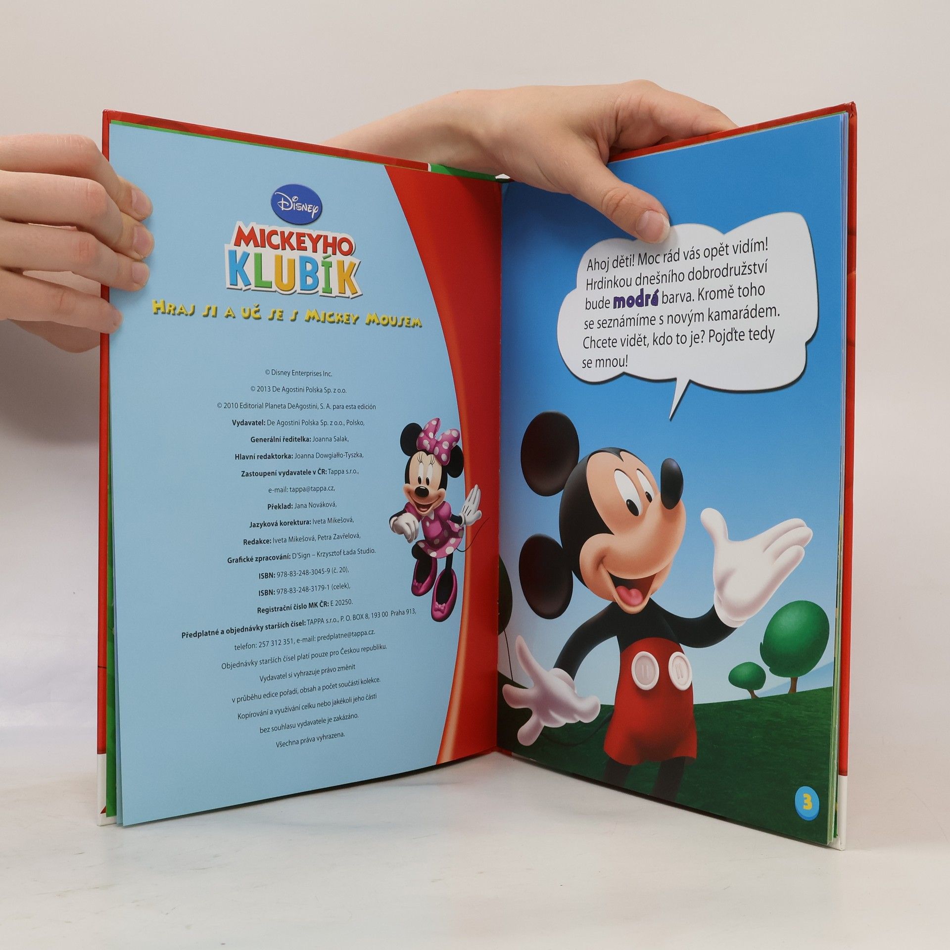 Autores varios Hraj si a uč se s Mickey Mousem 20. Modrá!