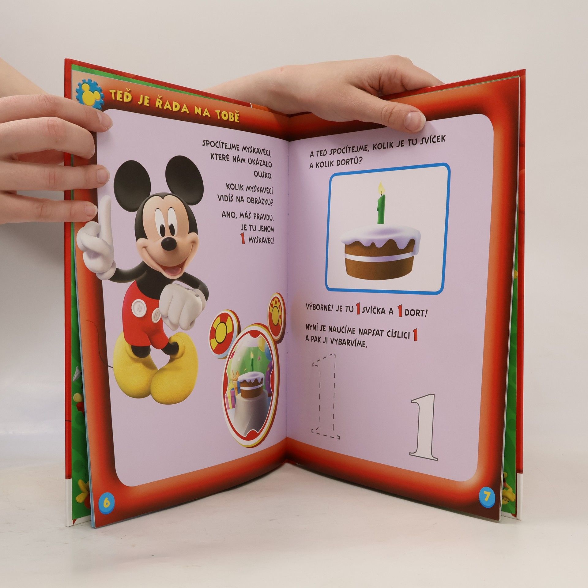 Kolektív autorov Hraj si a uč se s Mickey Mousem 7. Jedna!