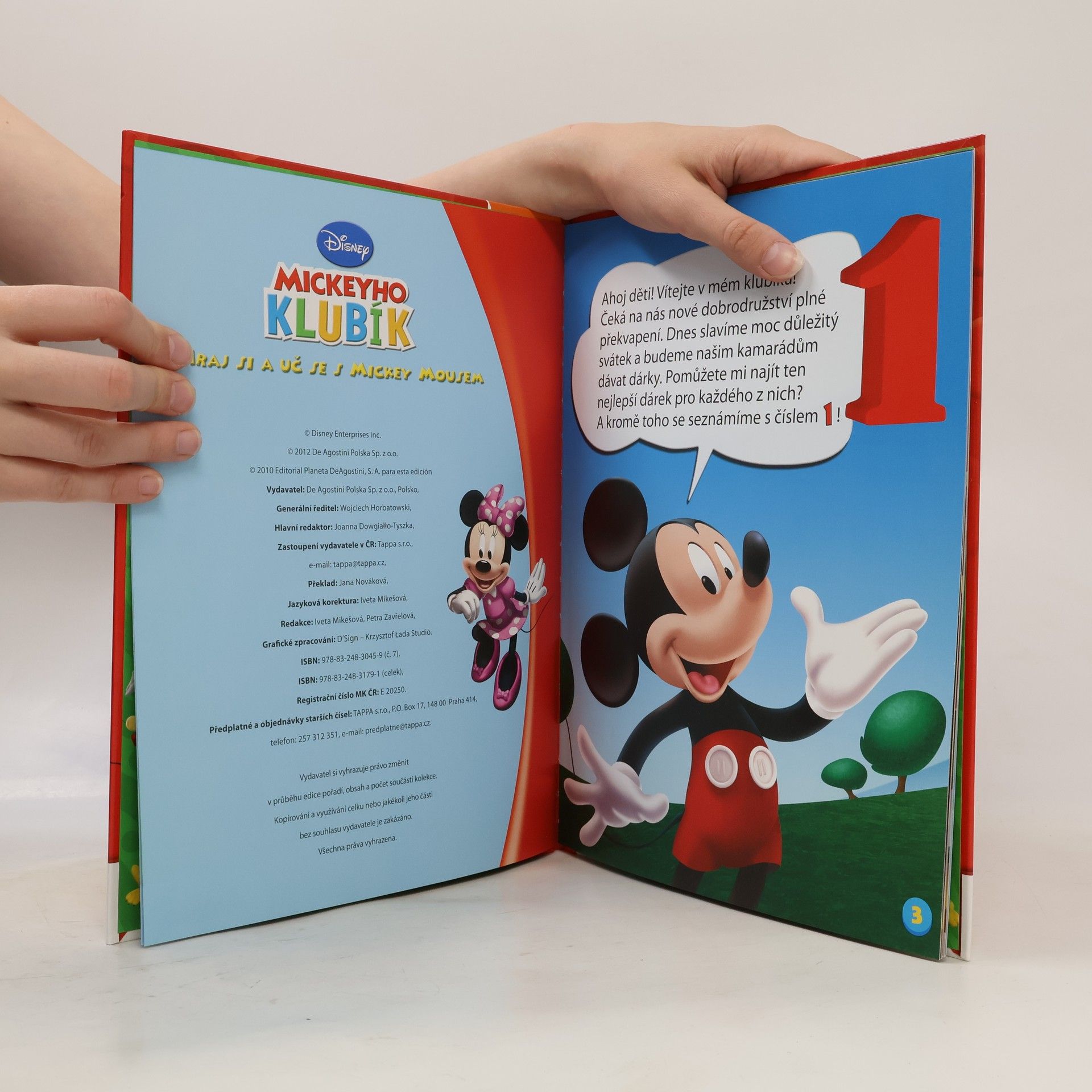 Kolektív autorov Hraj si a uč se s Mickey Mousem 7. Jedna!