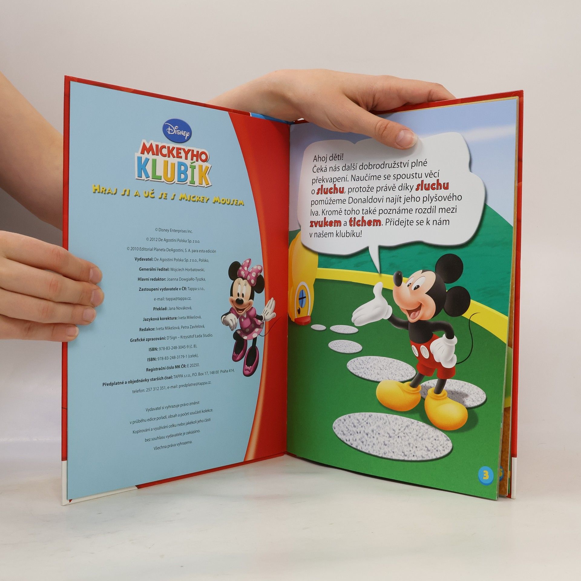 Various authors Hraj si a uč se s Mickey Mousem 8. Sluch!