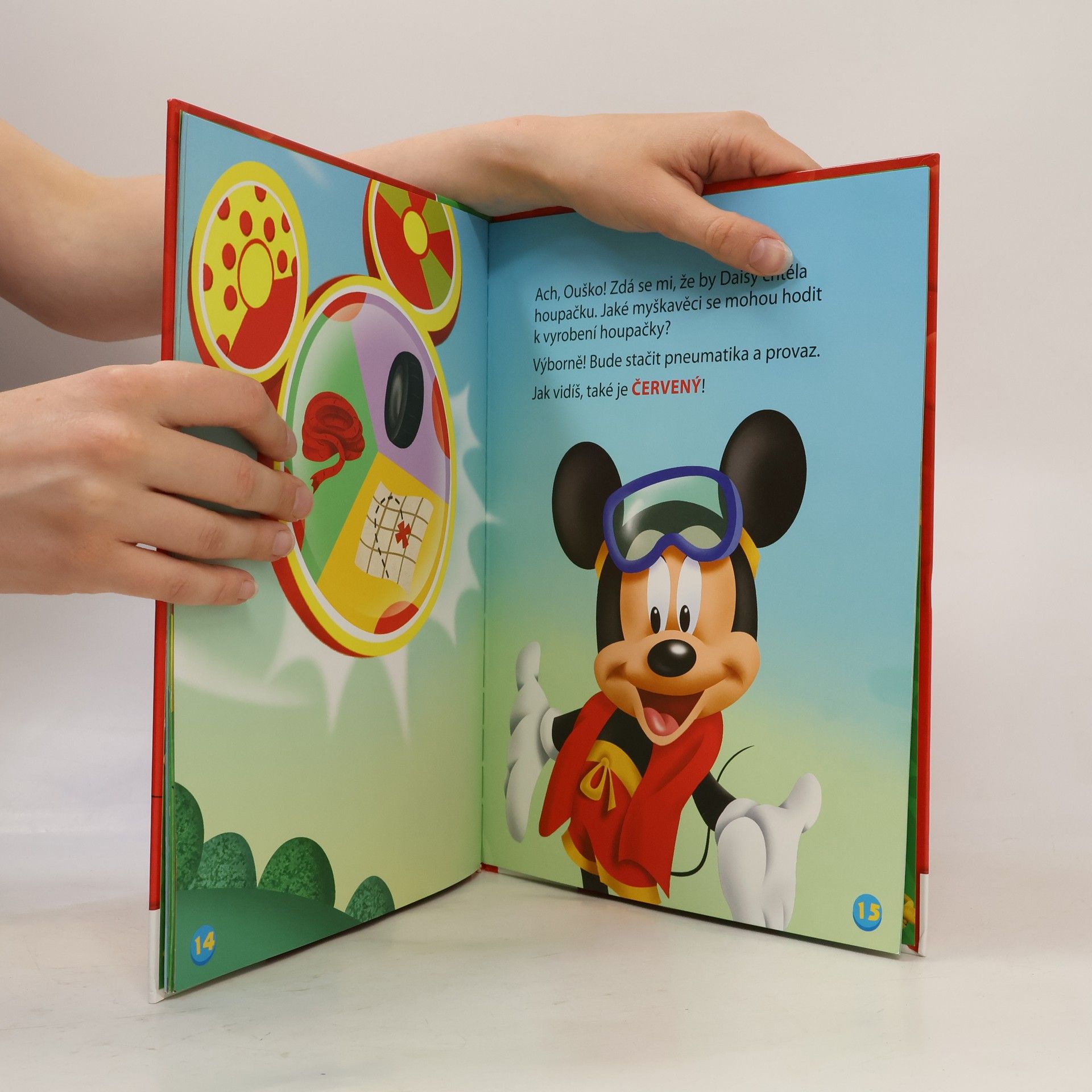 Collectif d'auteurs Mickeyho Klubík. Hraj si a uč se s Mickey Mousem 3. Červená!
