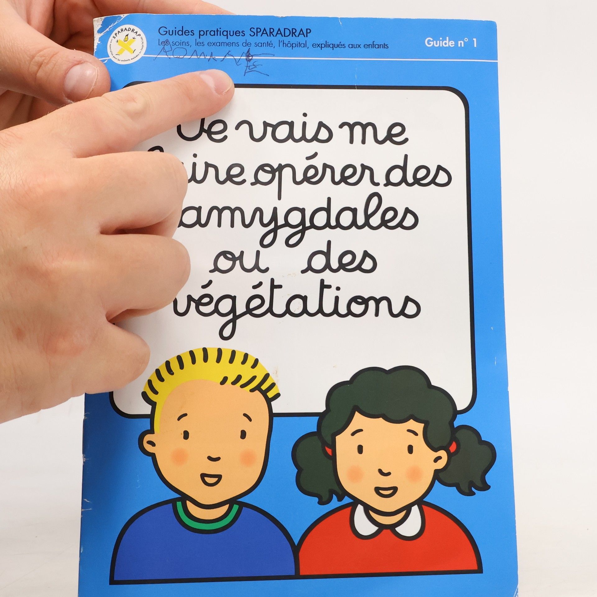 Sparadrap Association Je vais me faire opérer des amygdales ou des végétations
