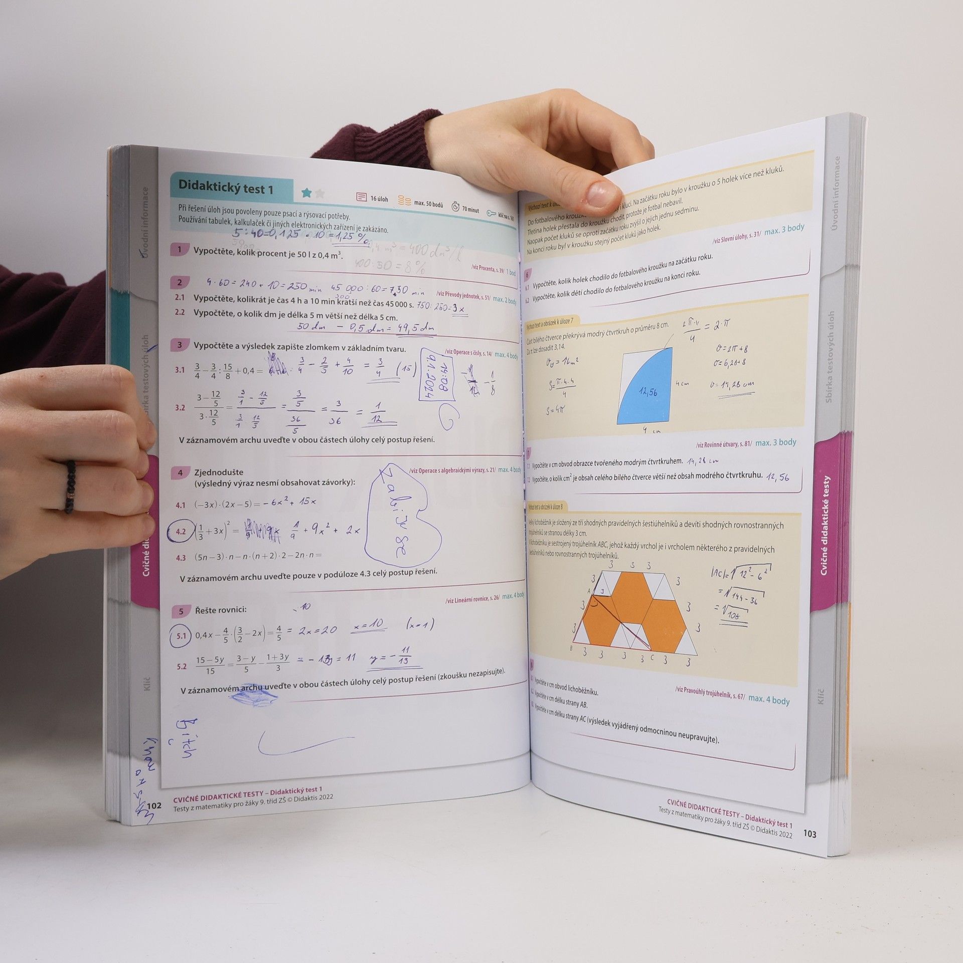 Kolektiv autorů Testy 2023-2024 z matematiky pro žáky 9. tříd ZŠ