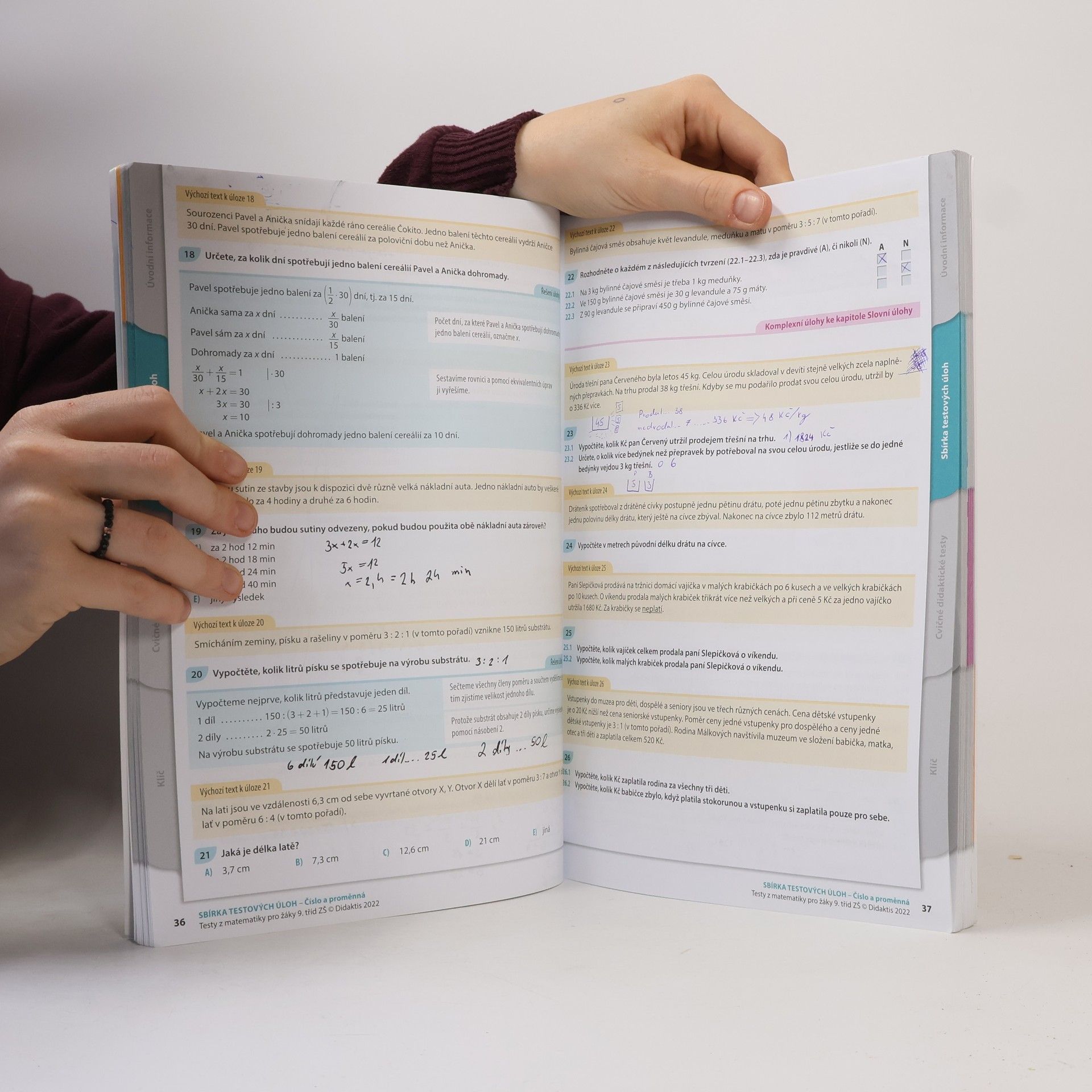 Kolektiv autorů Testy 2023-2024 z matematiky pro žáky 9. tříd ZŠ