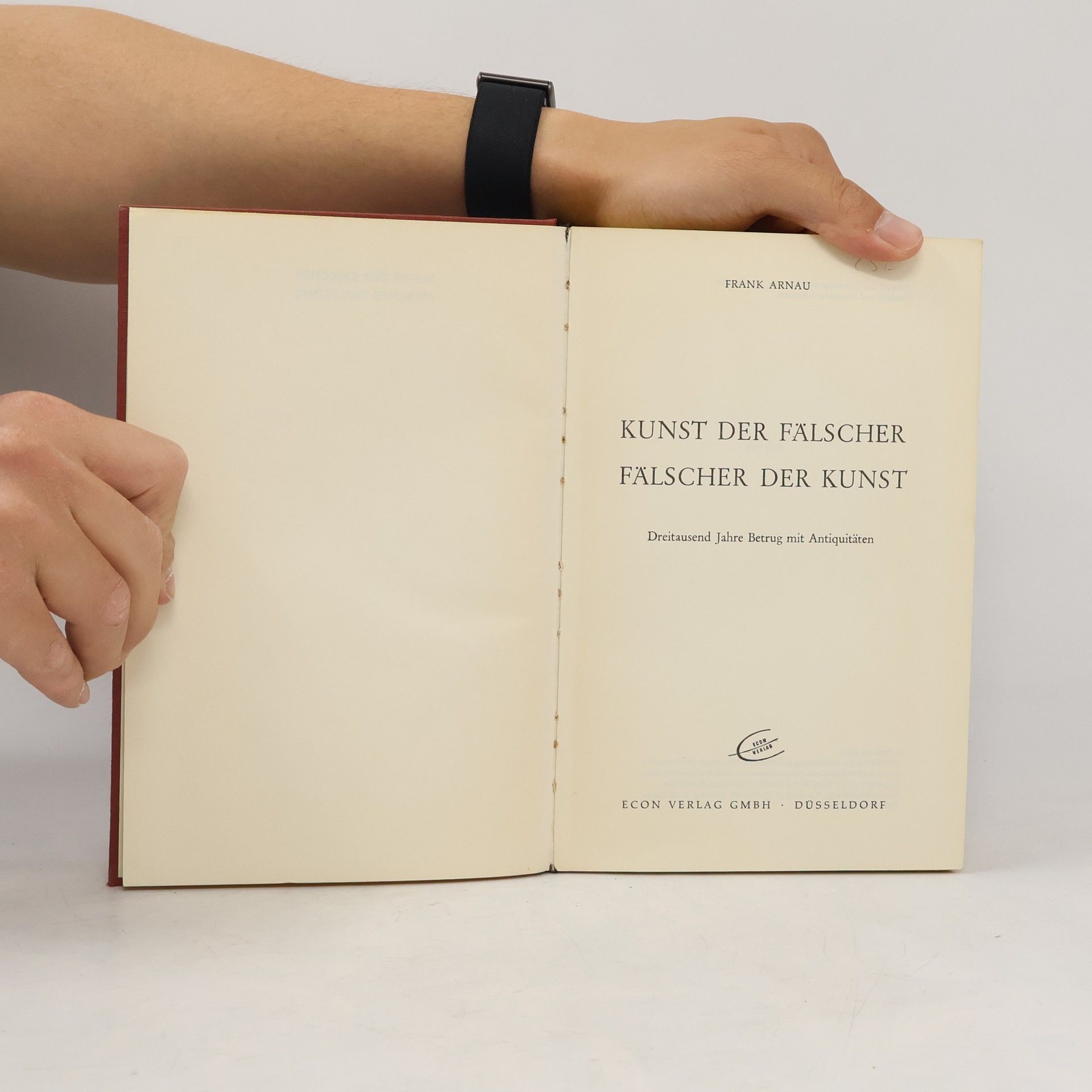 Frank Arnau Kunst der Fälscher der Kunst