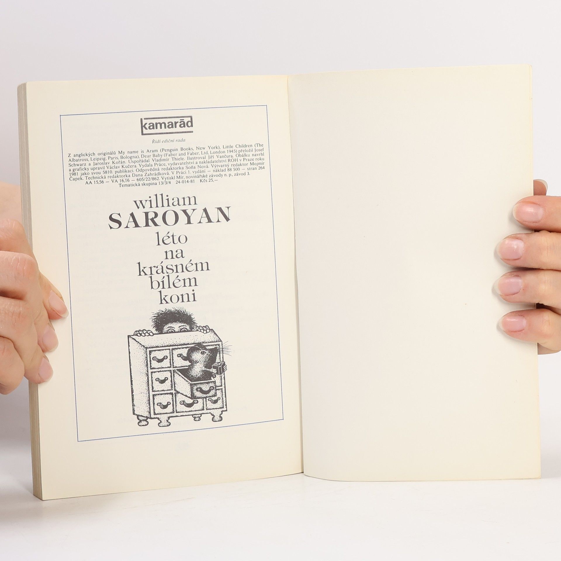 William Saroyan Léto na krásném bílém koni