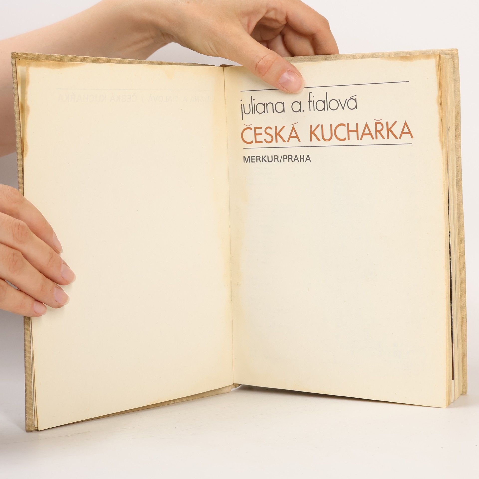 Juliana Anna Fialová Česká kuchařka