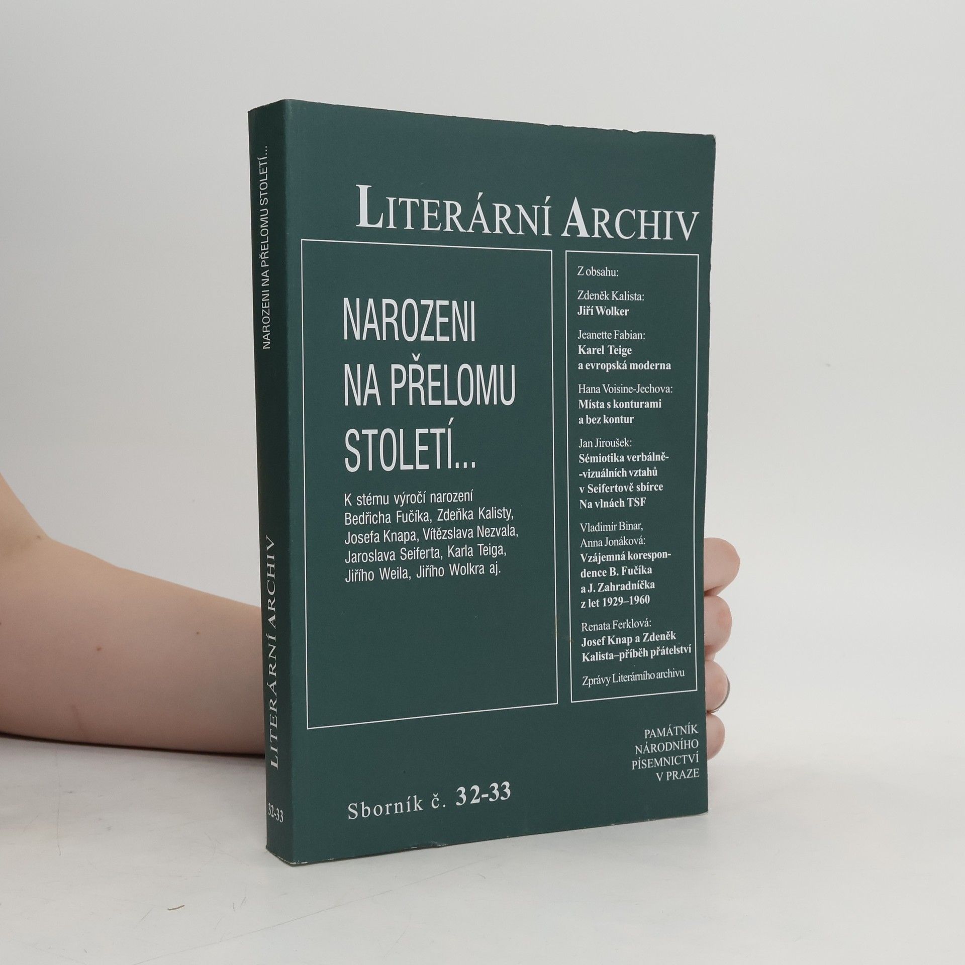 Autorenkollektiv Literární archiv. Sborník č. 32 - 33