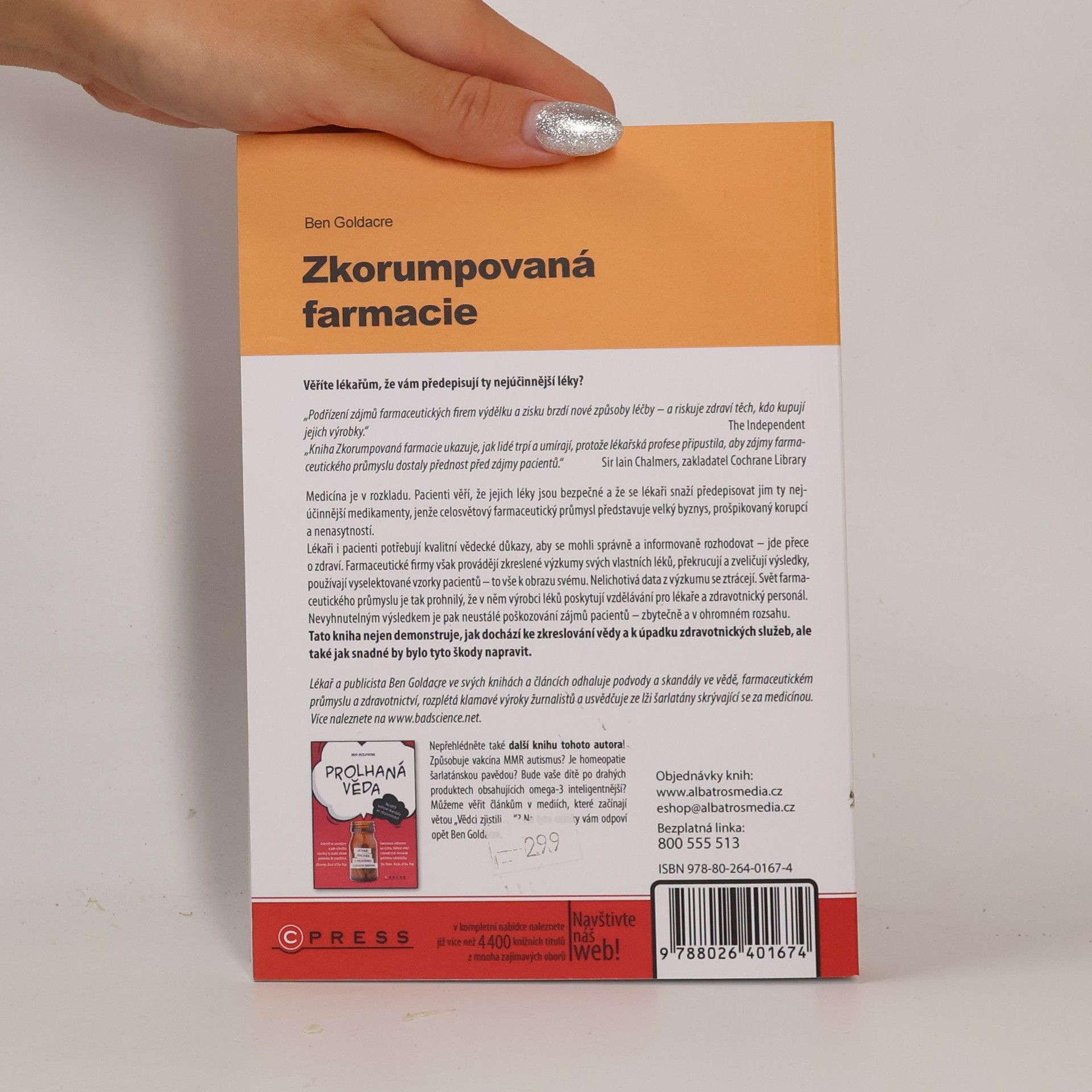 Ben Goldacre Zkorumpovaná farmacie