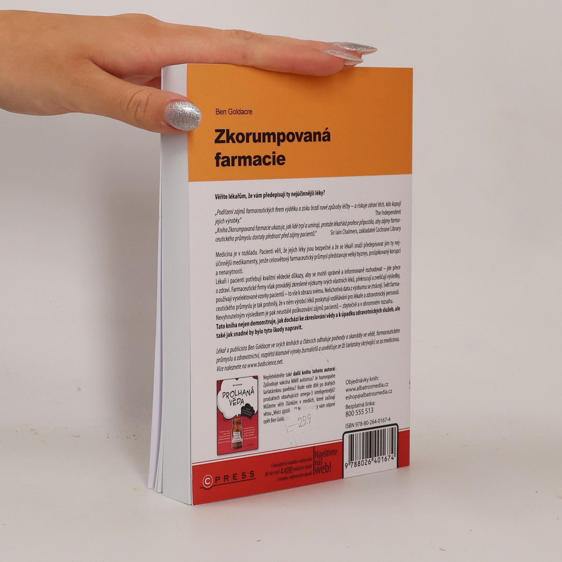 Ben Goldacre Zkorumpovaná farmacie