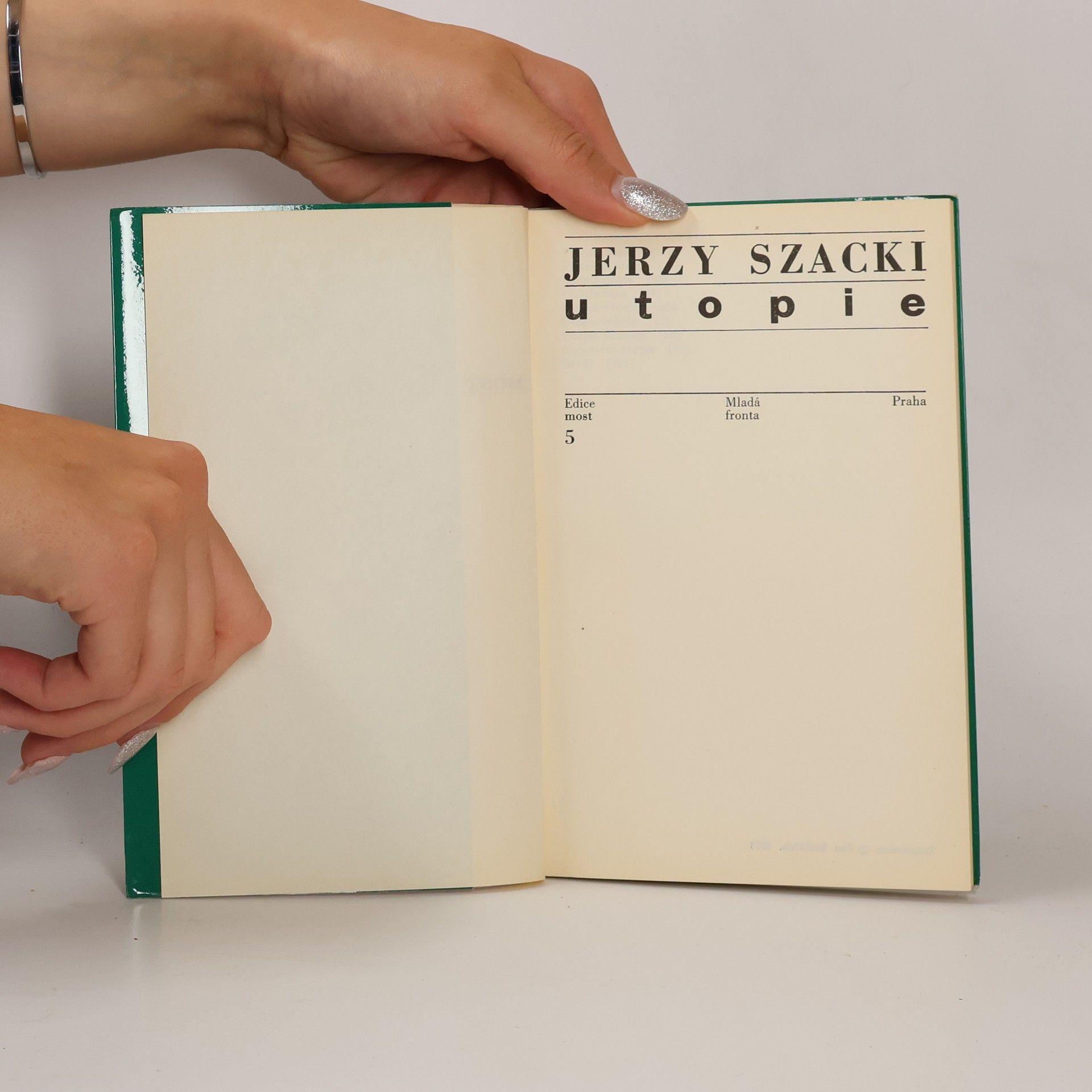 Jerzy Szacki Utopie