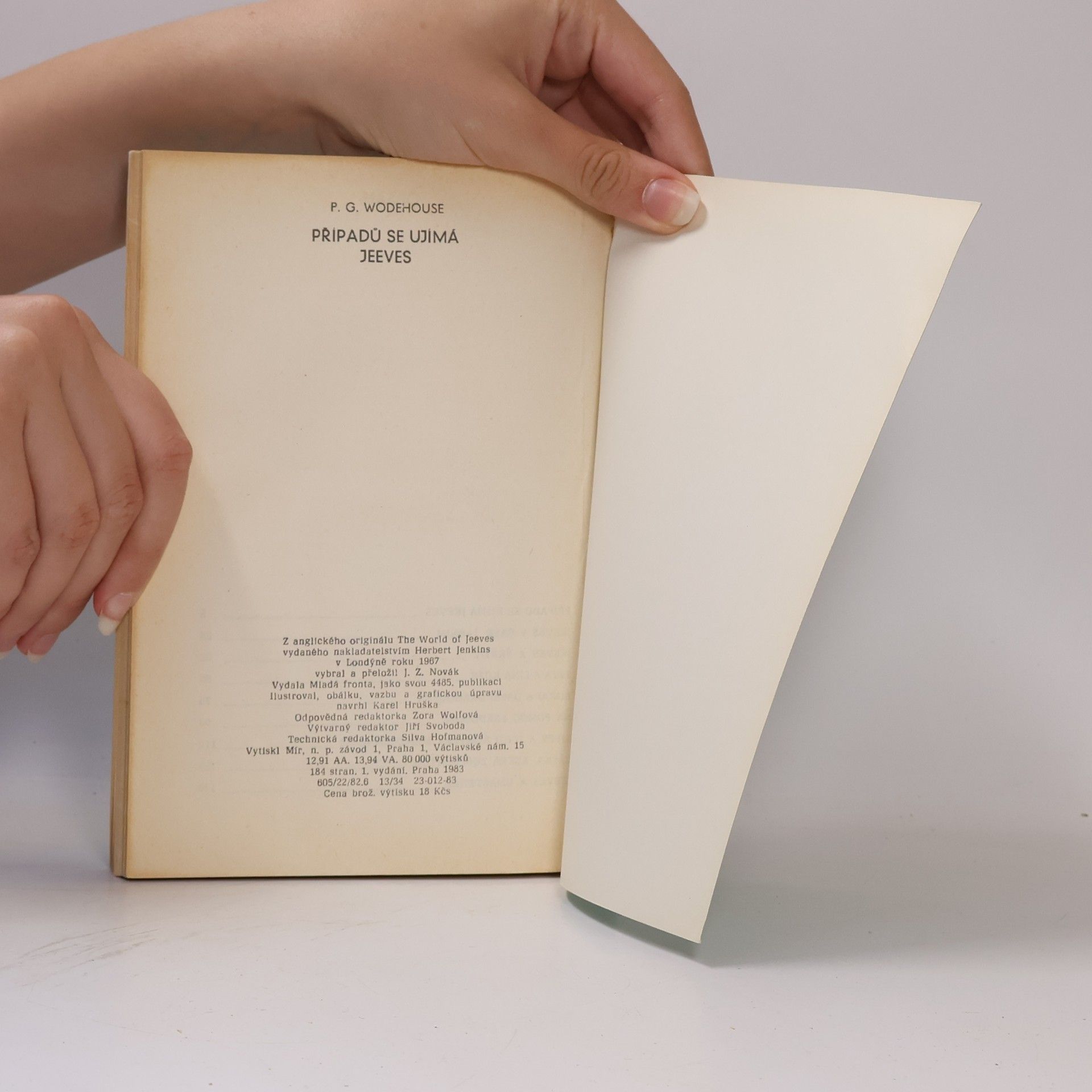 Pelham Wodehouse Případů se ujímá Jeeves