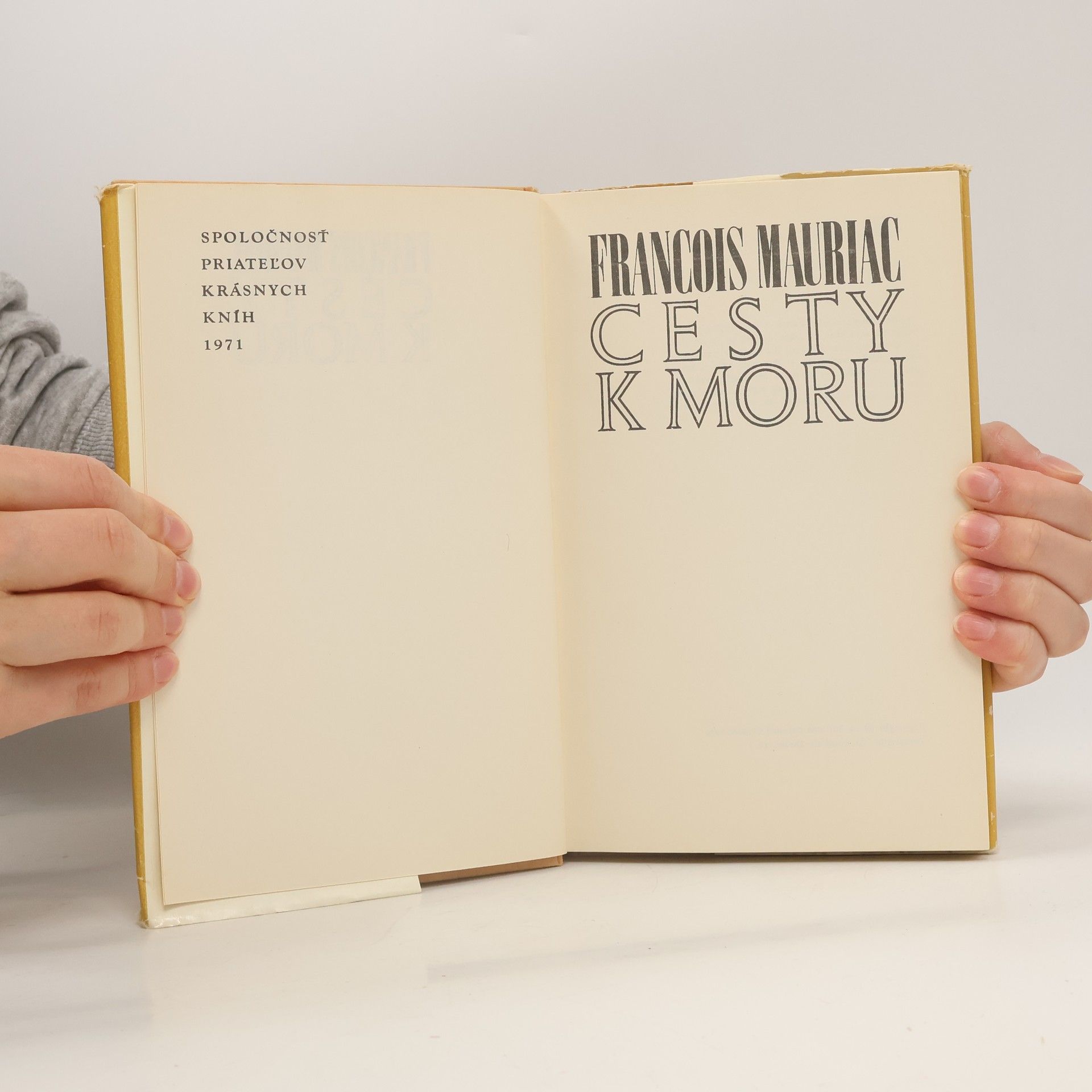 François Mauriac Cesty k moru
