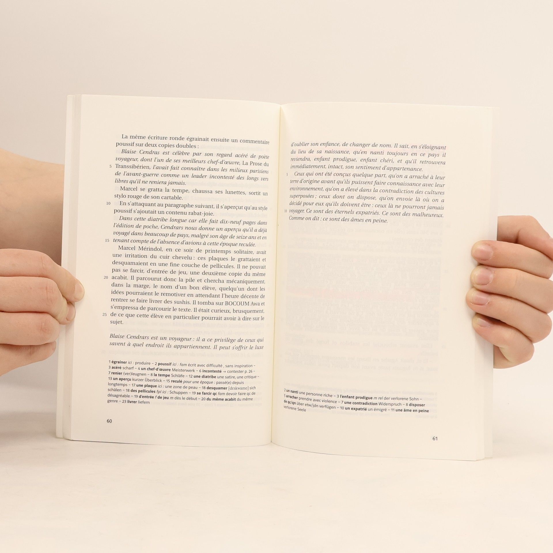 Sabine Panet Collection jeunes adultes: Le cœur n'est pas un genou que l'on peut plier: Schulausgabe für das Niveau B2. Französischer Originaltext mit Annotationen