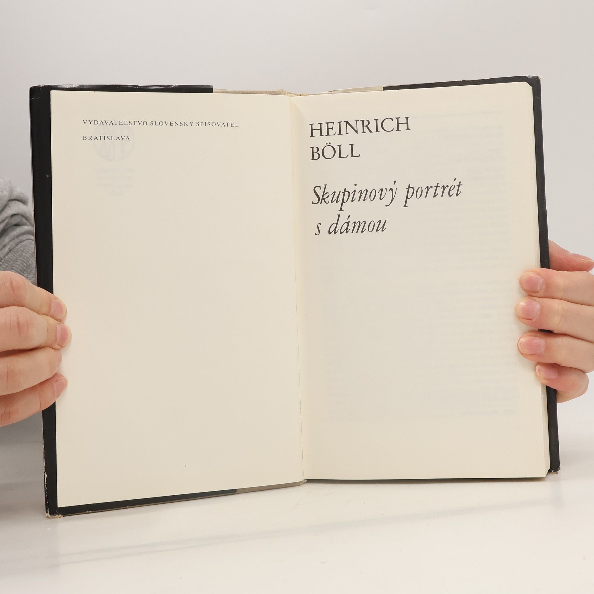 Heinrich Böll Skupinový portrét s dámou