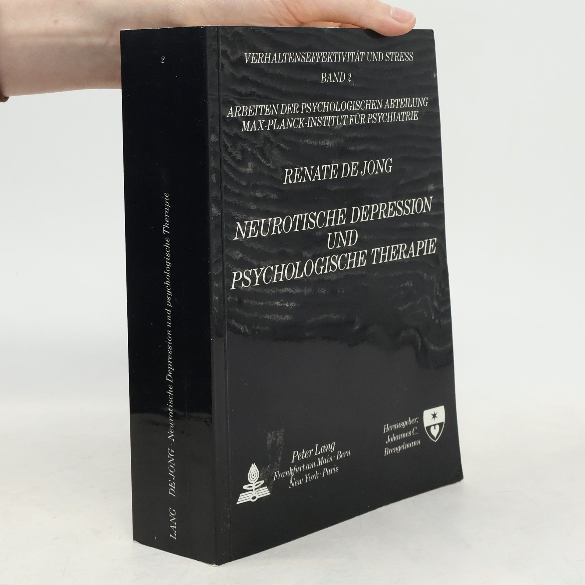 Renate de Jong Meyer Neurotische Depression und psychologische Therapie