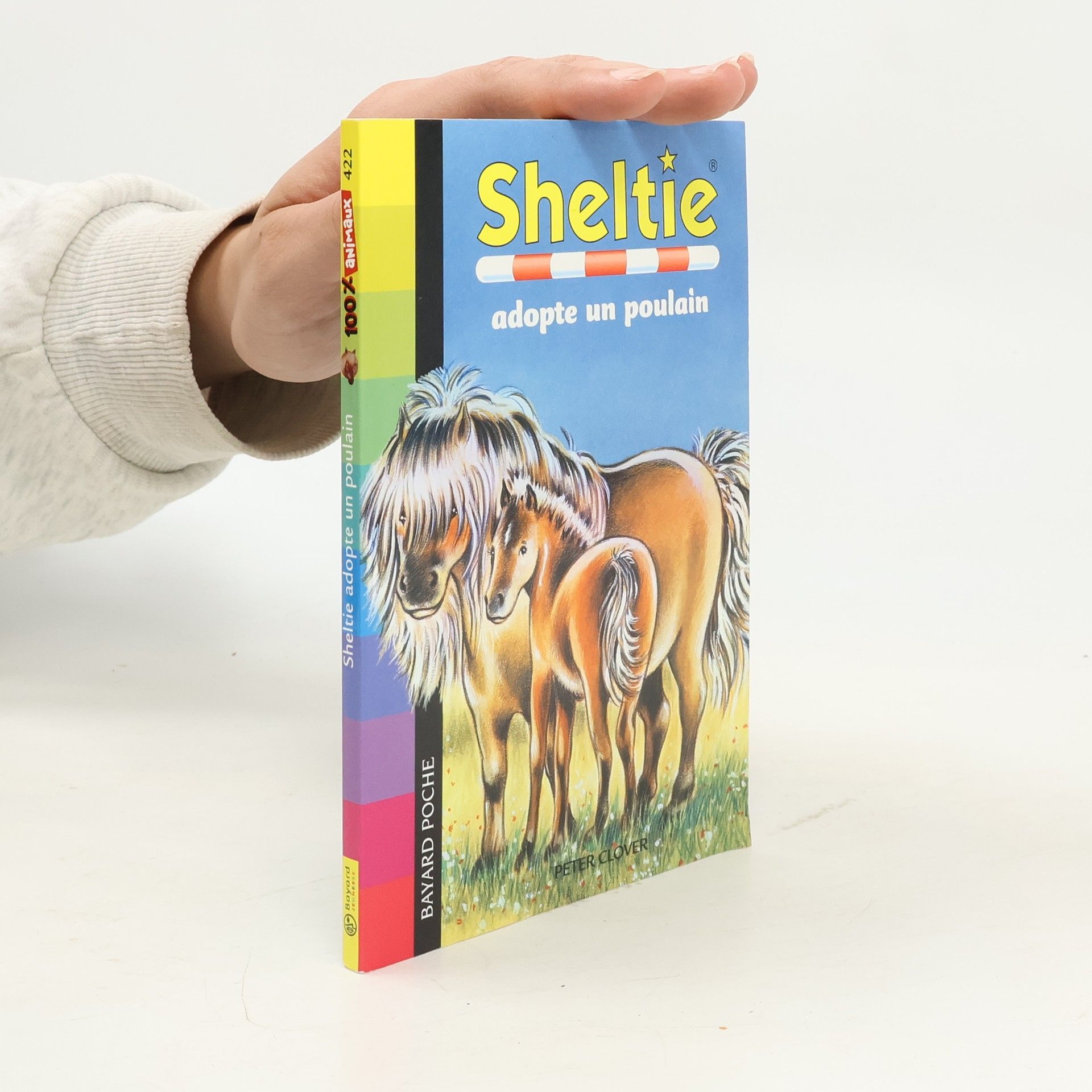 Peter Clover Sheltie adopte un poulain