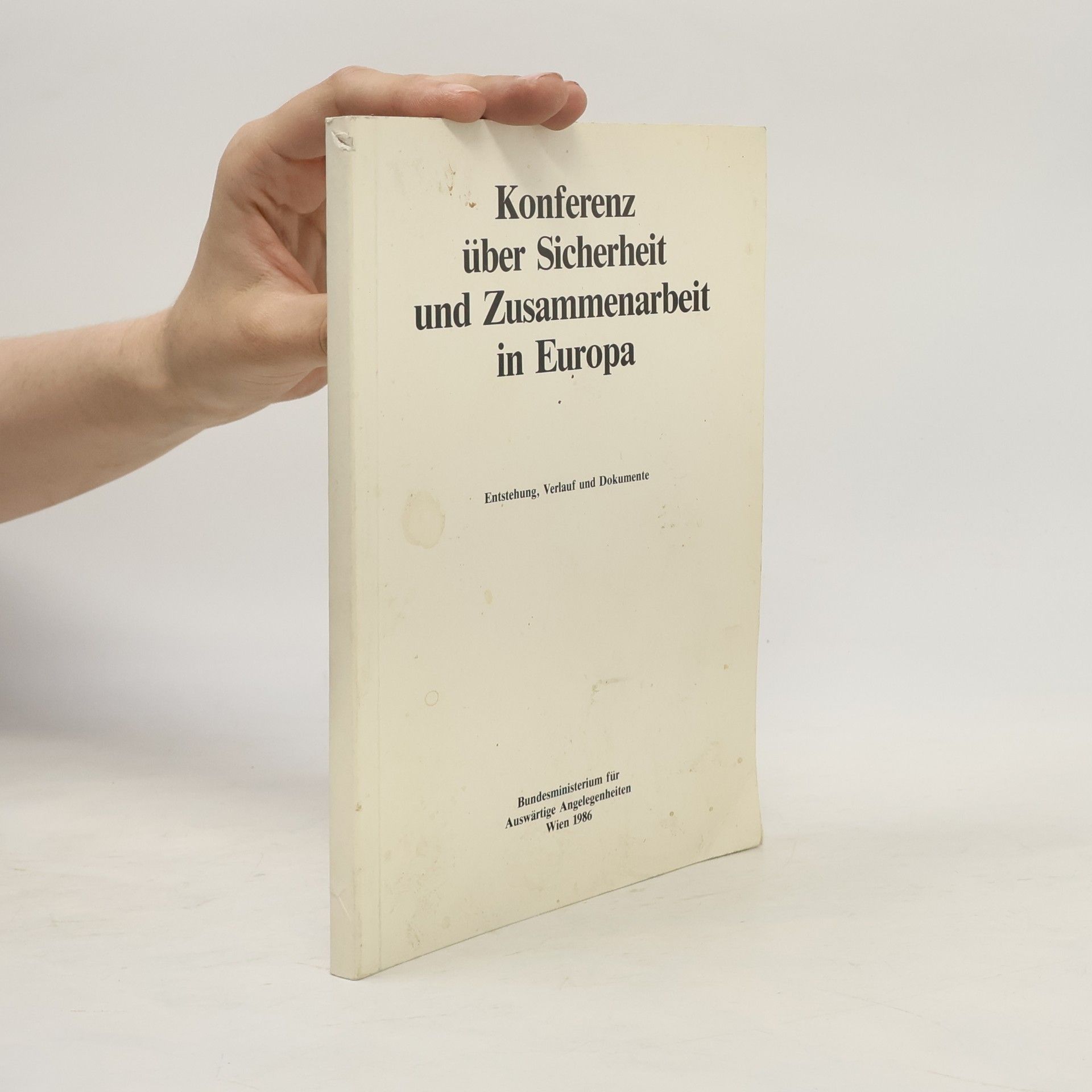 Autores varios Konferenz über Sicherheit und Zusammenarbeit in Europa