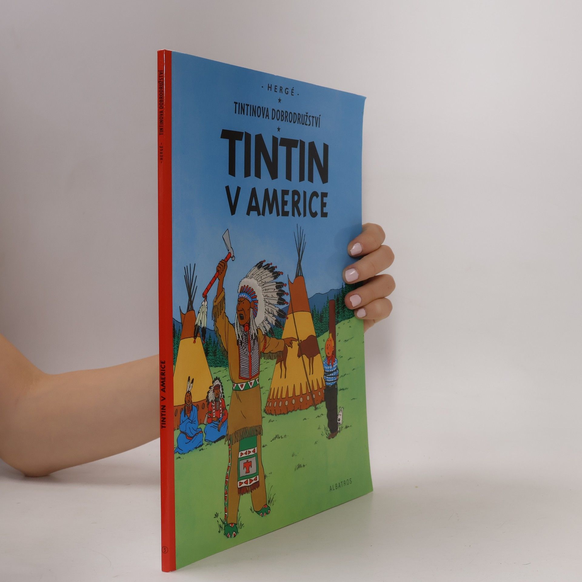 Hergé Tintin v Americe