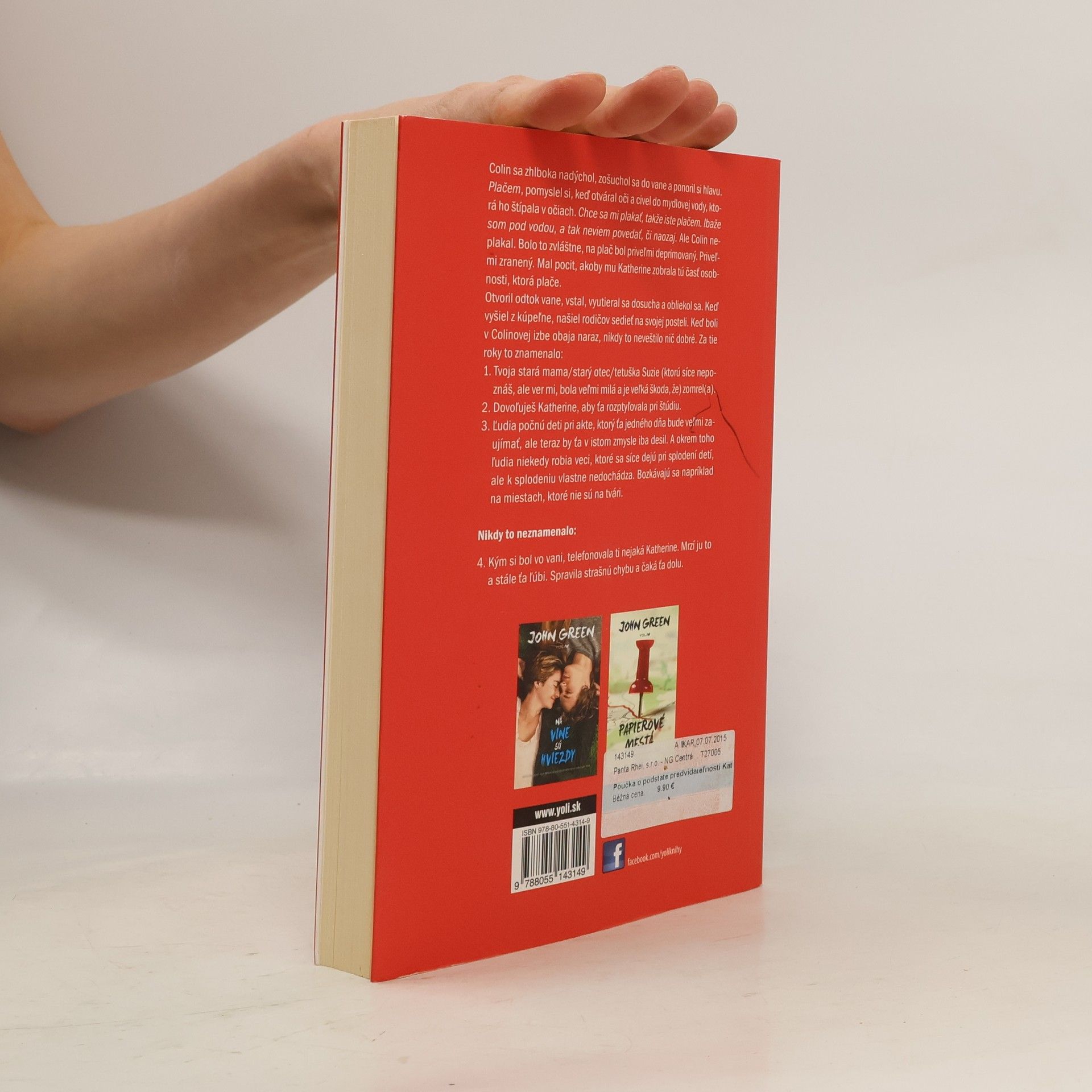 John Green Poučka o podstate predvídateľnosti Katherín