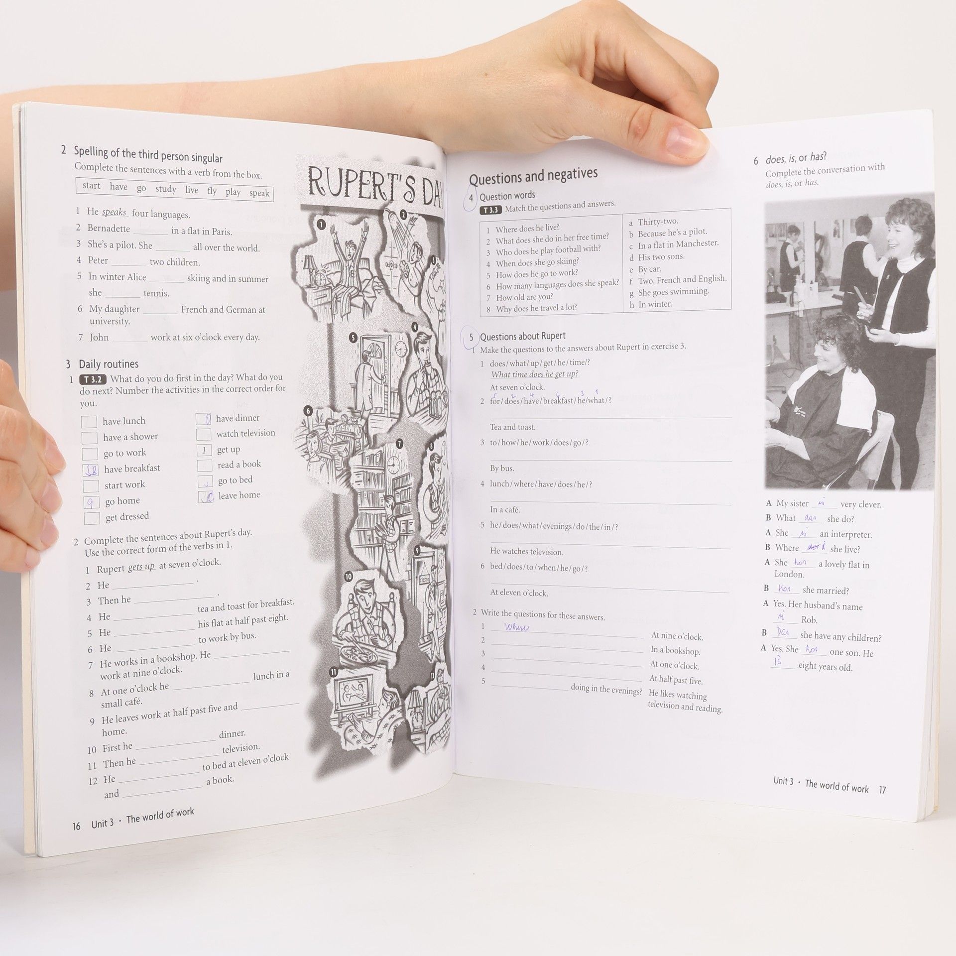 Liz Soars New Headway English Course: Elementary Workbook with key