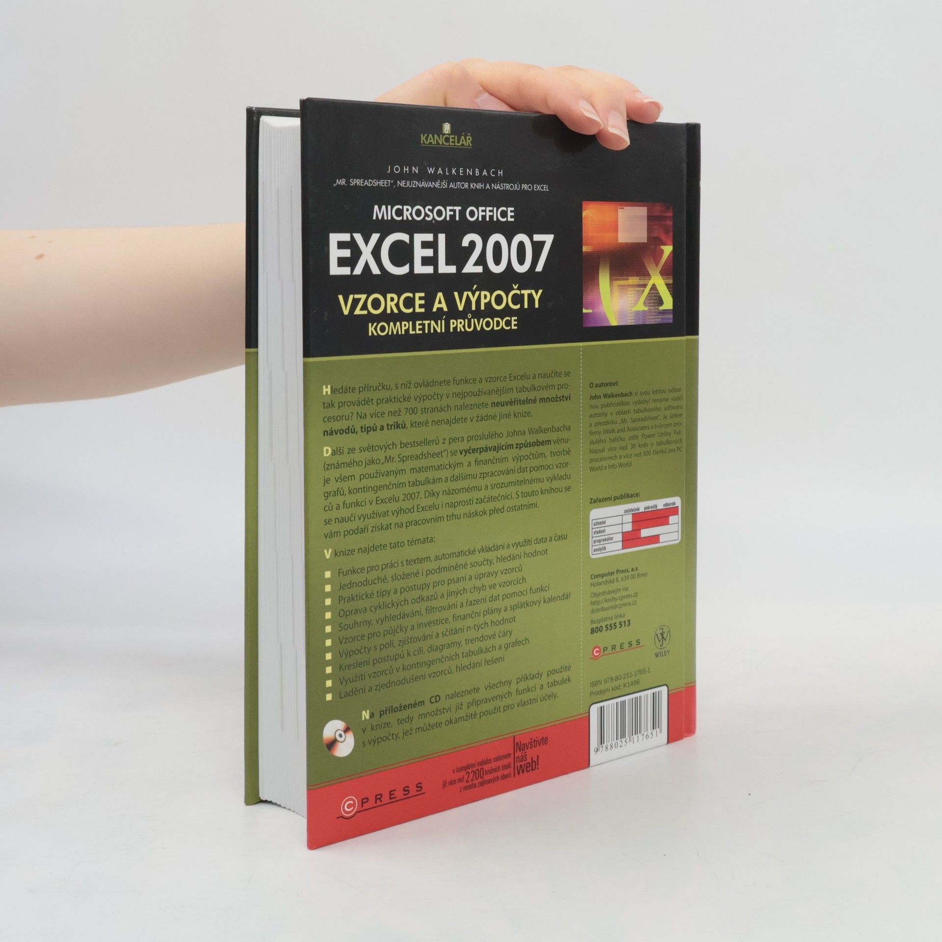 John Walkenbach Microsoft Office Excel 2007 : kompletní průvodce vzorci a výpočty