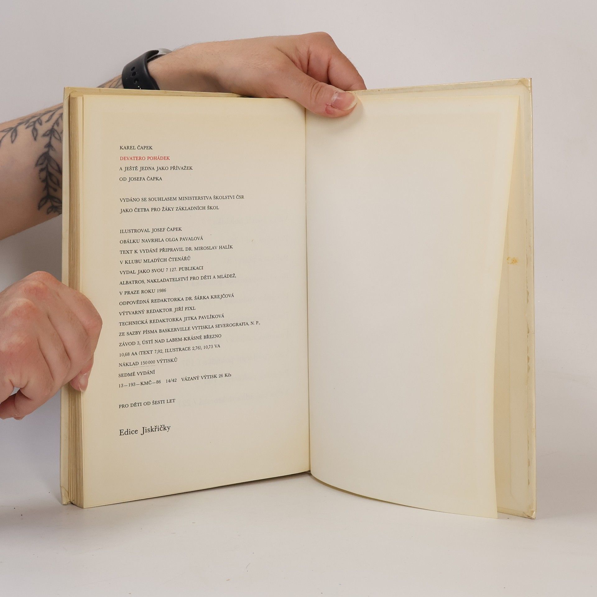 Karel Čapek Devatero pohádek