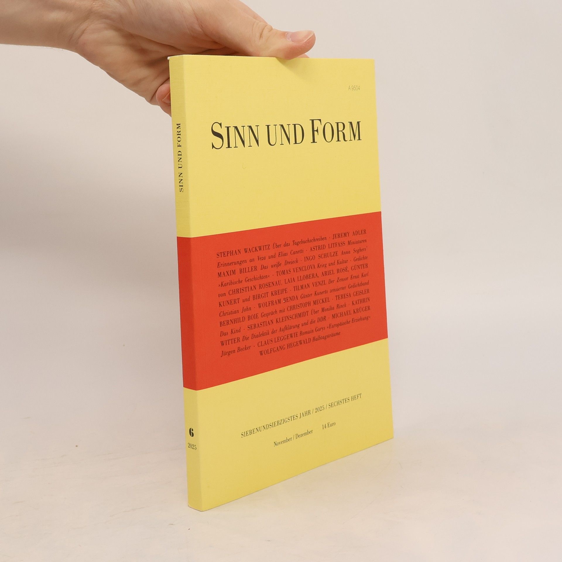 Sinn und Form 6/2025
