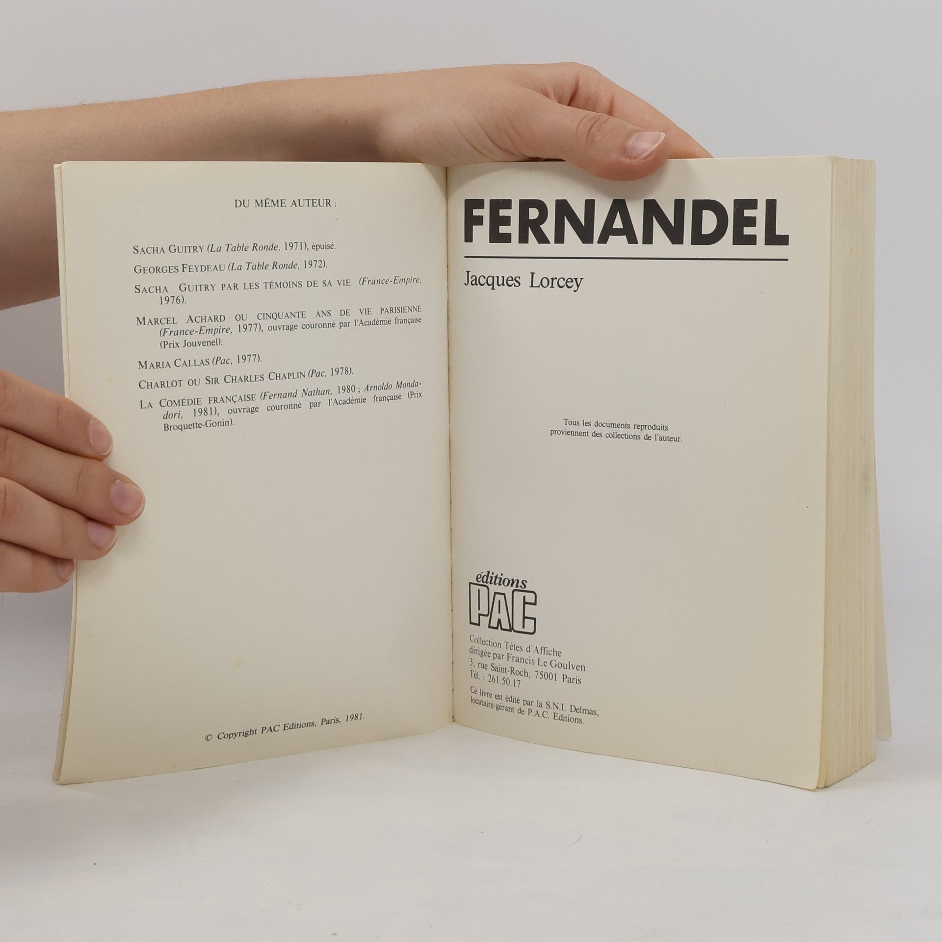 Jacques Lorcey Fernandel