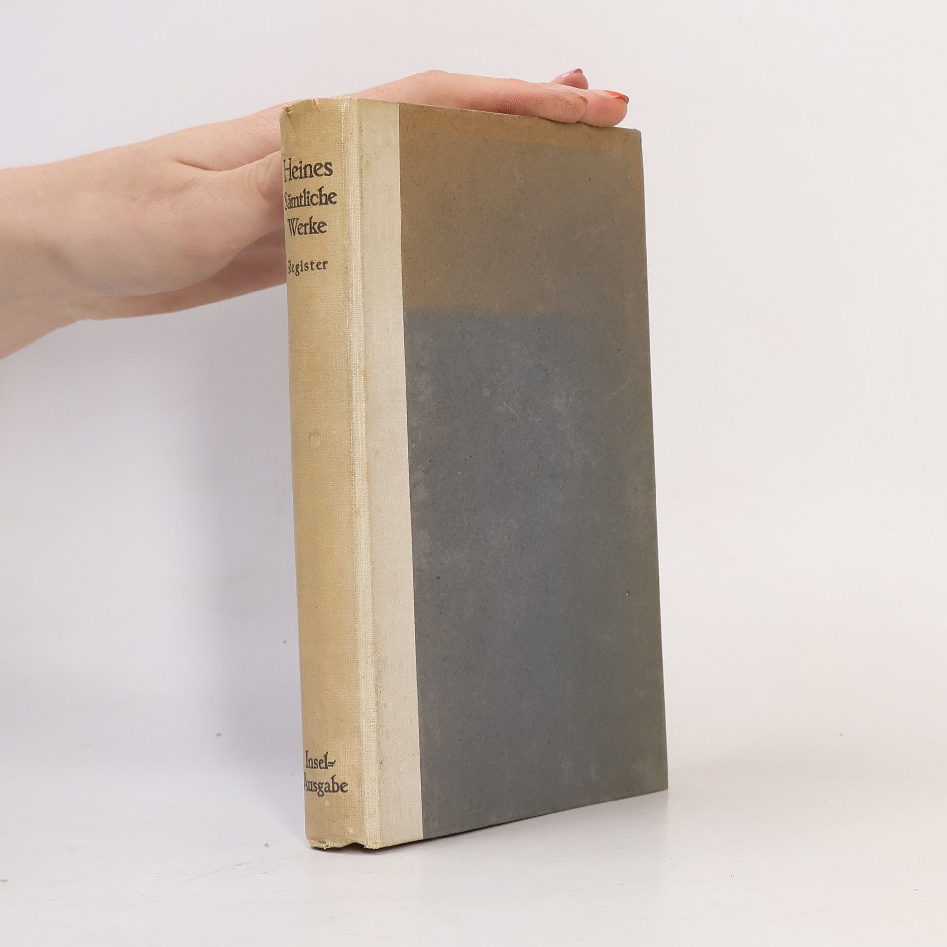 Heinrich Heine Sämtliche Werke. Registerband
