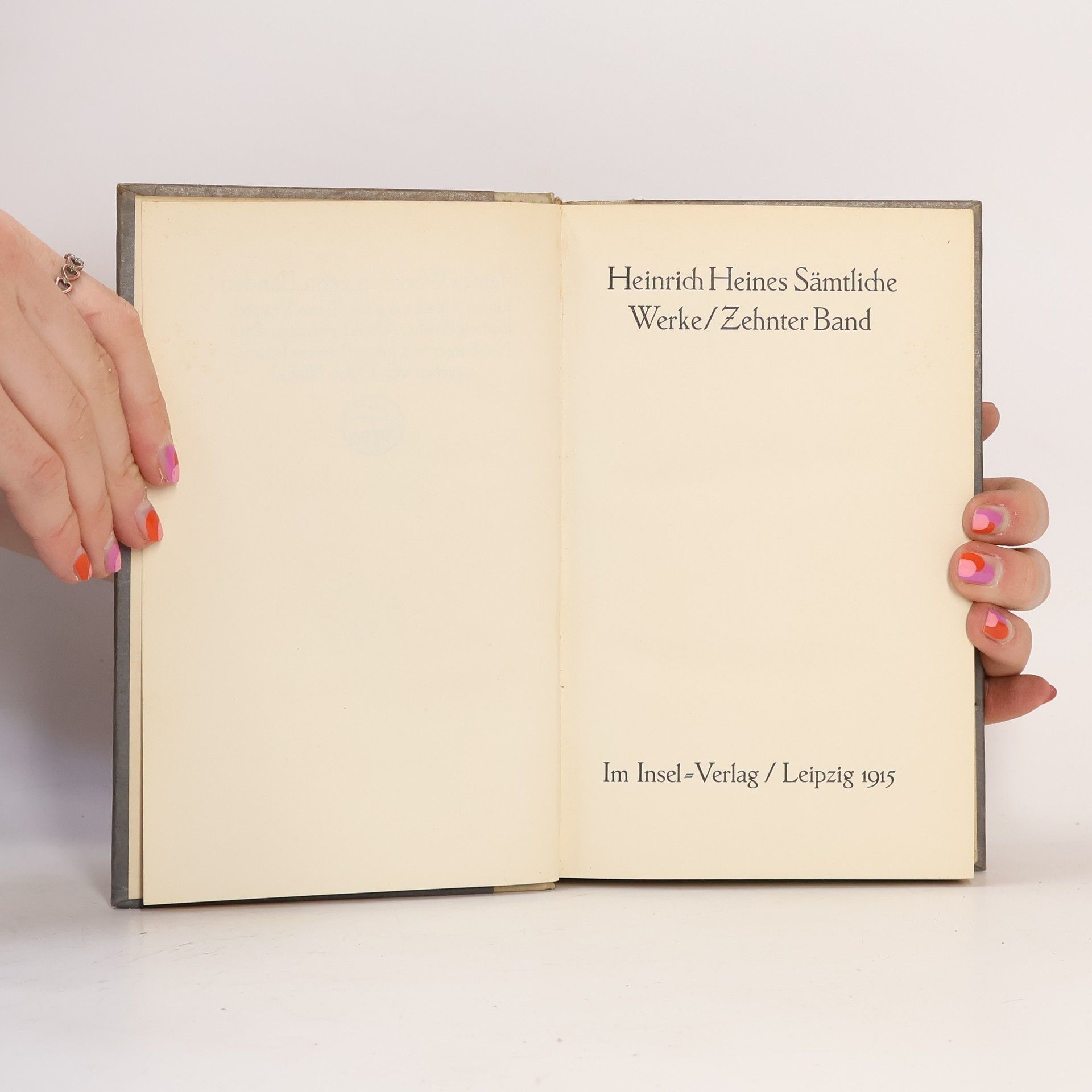 Heinrich Heine Sämtliche Werke, Band 10