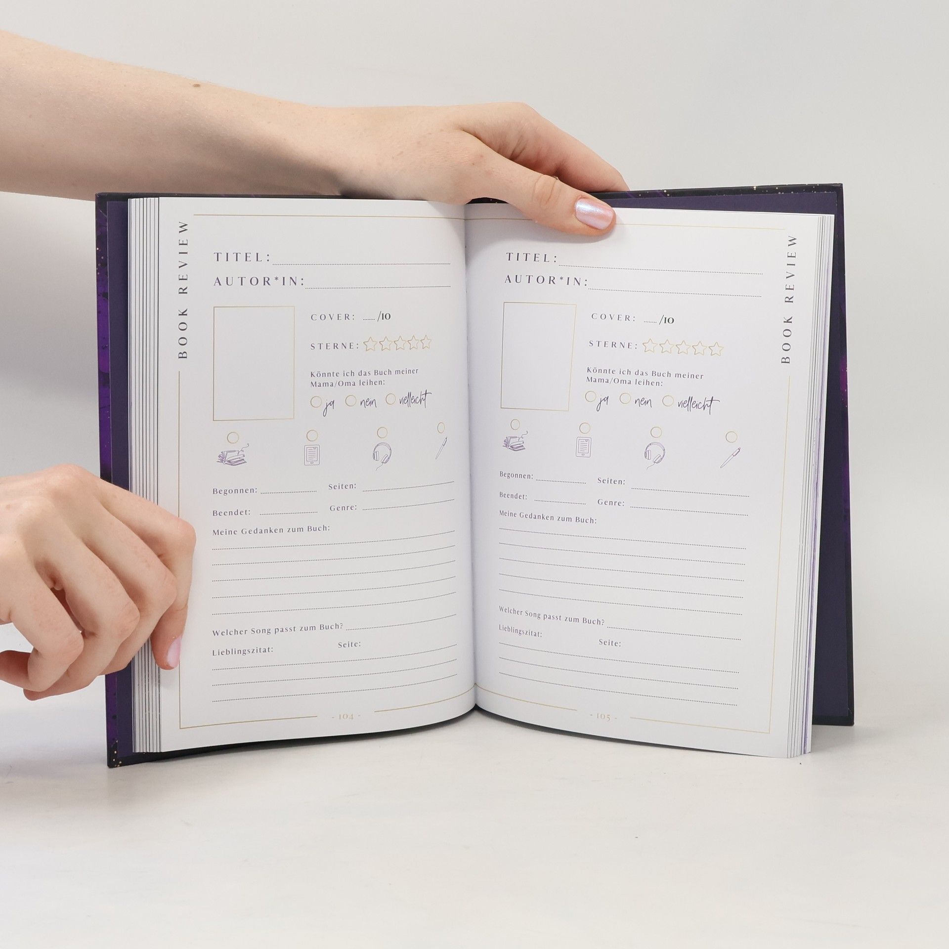 Tabea Grunert Books are dreams made real – Mein Buch-Journal – von den Booktokerinnen @tabeajoanna und @lxvanessaxl: Für alle #booklover