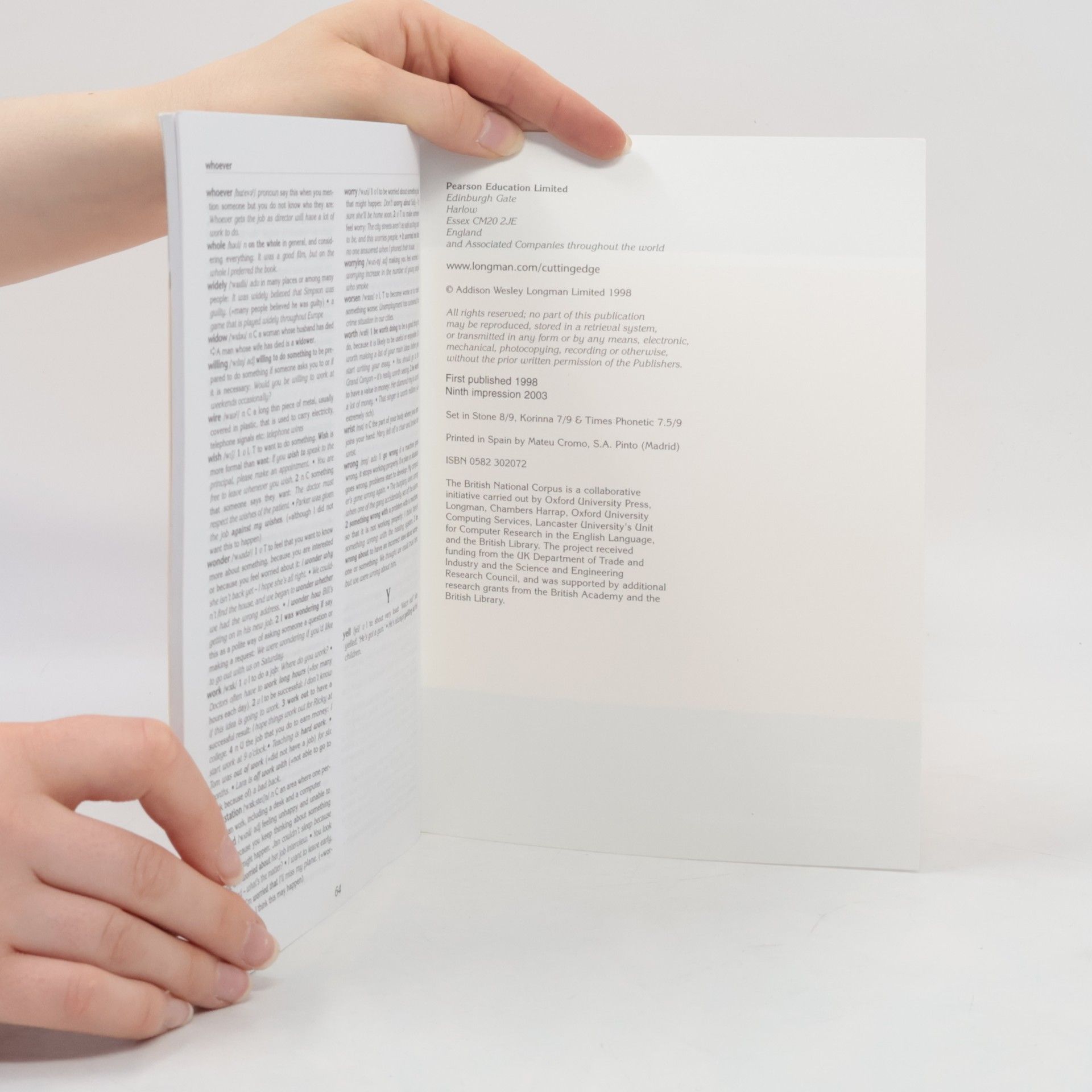 Michael Rundell Cutting Edge. Intermediate. Mini Dictionary