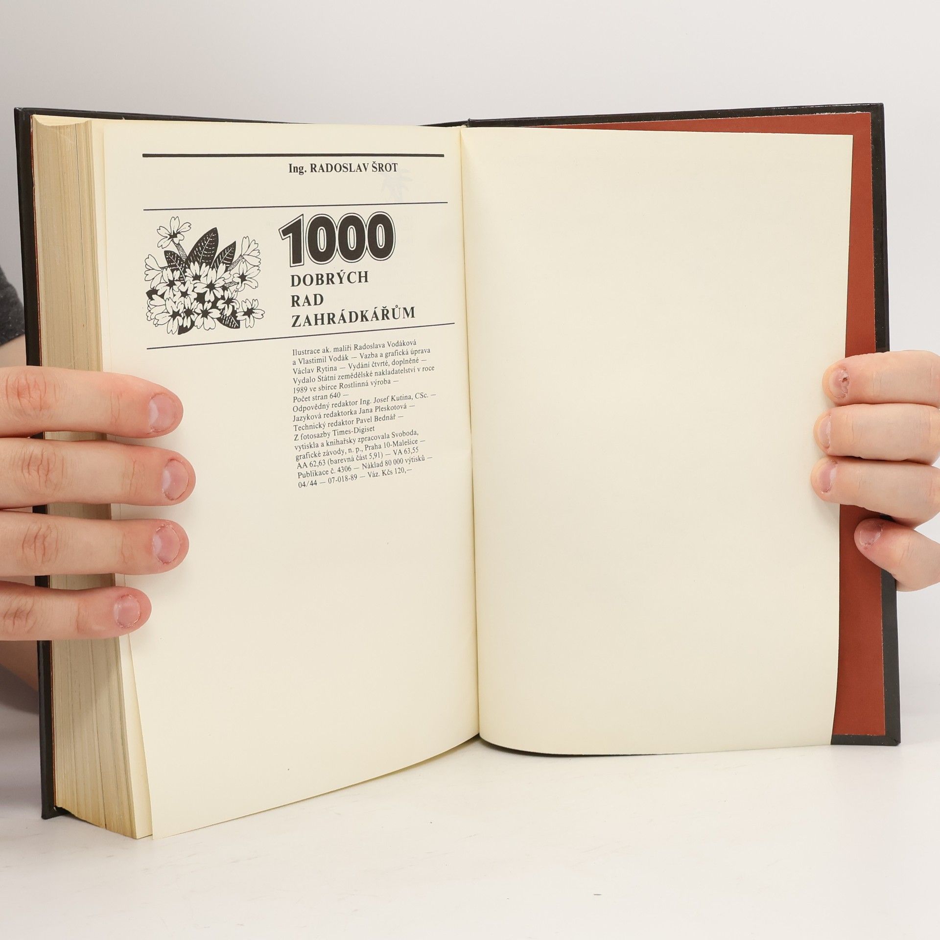 Radoslav Šrot 1000 dobrých rad zahrádkářům