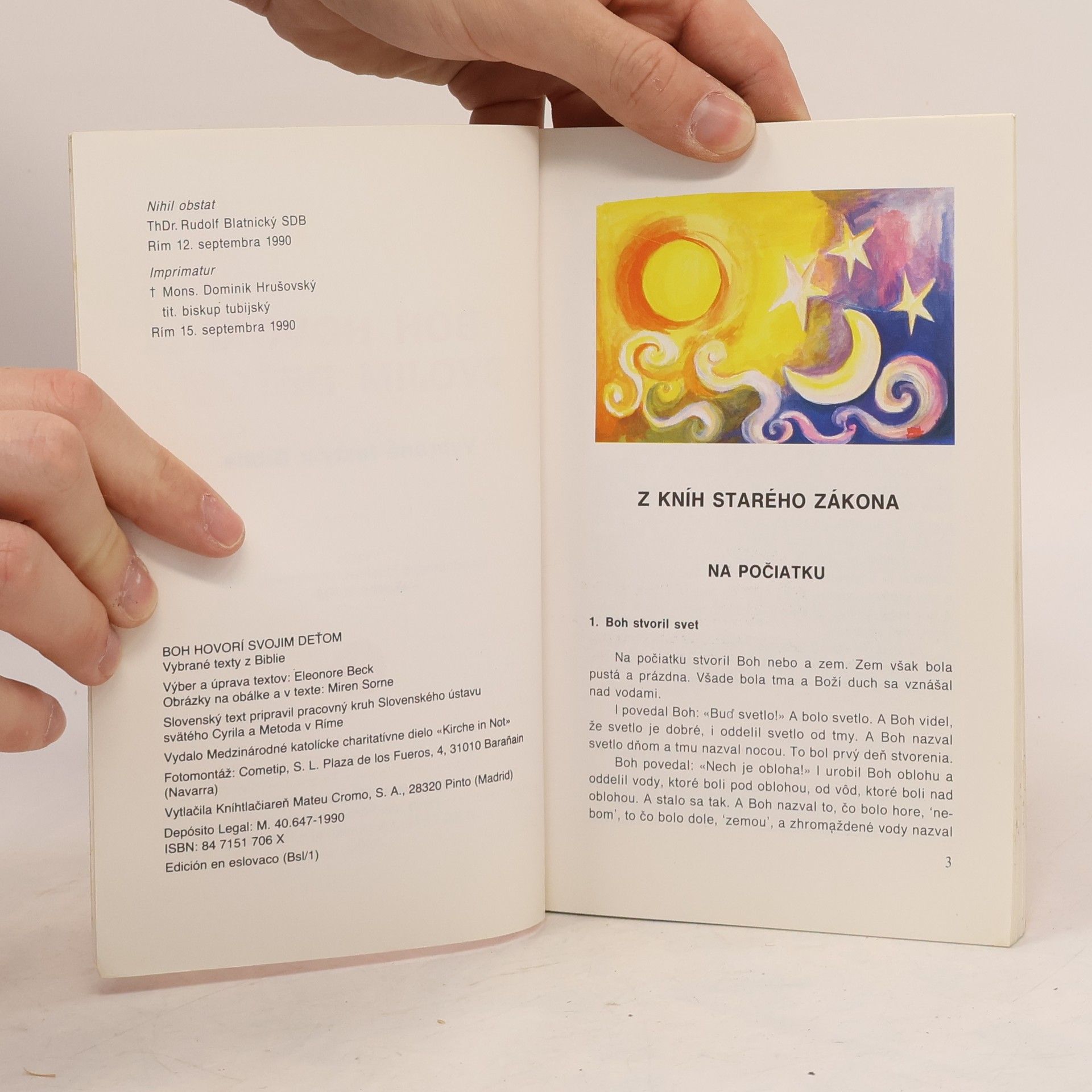 Collectif d'auteurs Boh hovorí svojim deťom. Vybrané texty z Biblie