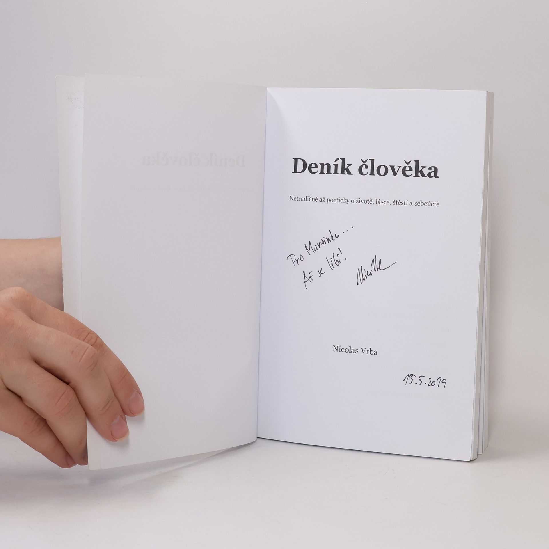 Nicolas Vrba Deník člověka