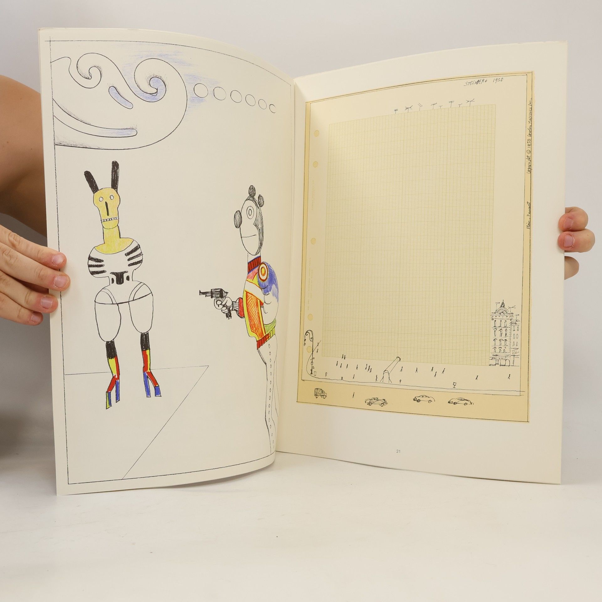 Saul Steinberg Derriére le Miroir 224
