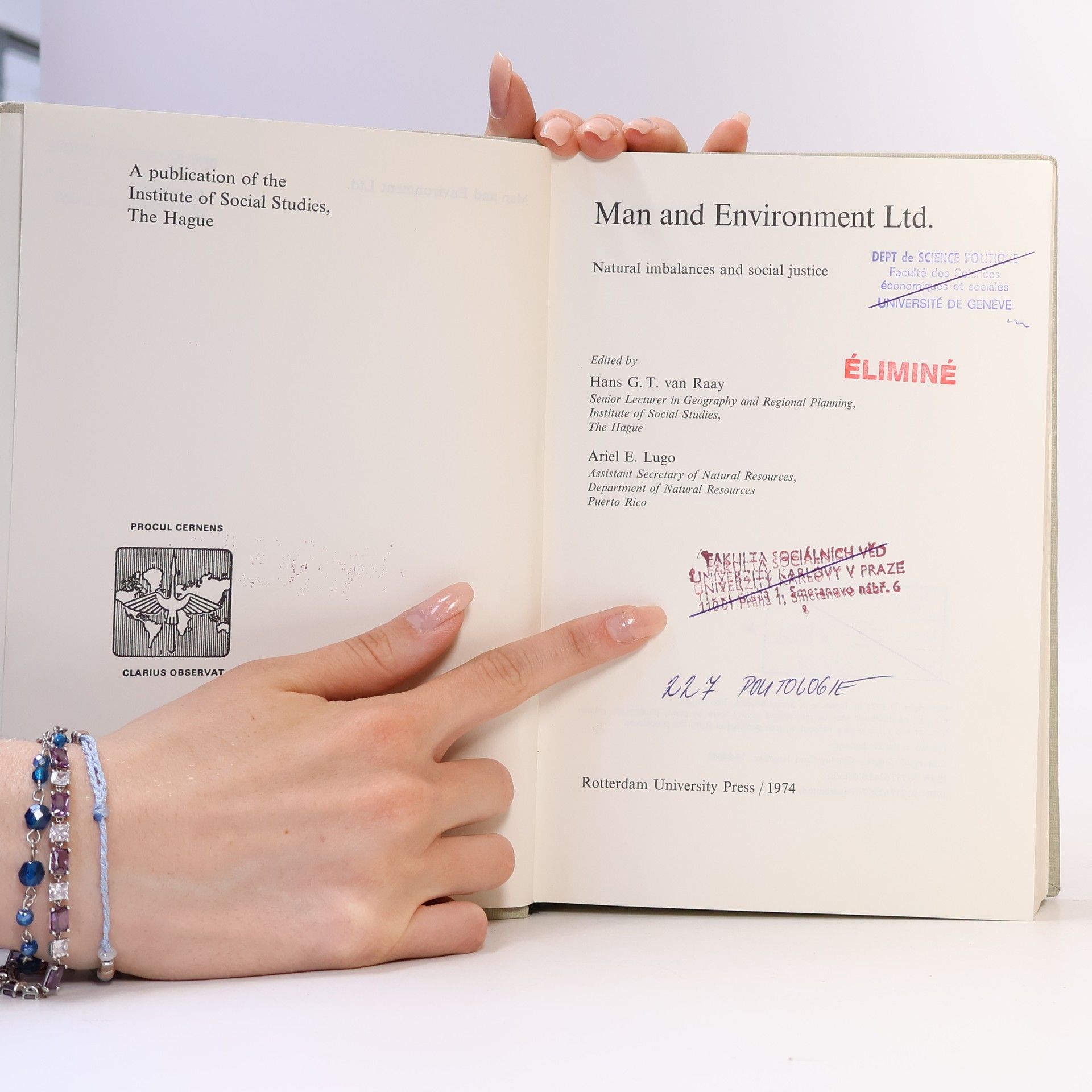 Hans G. T. van Raay Man and Environment Ltd.