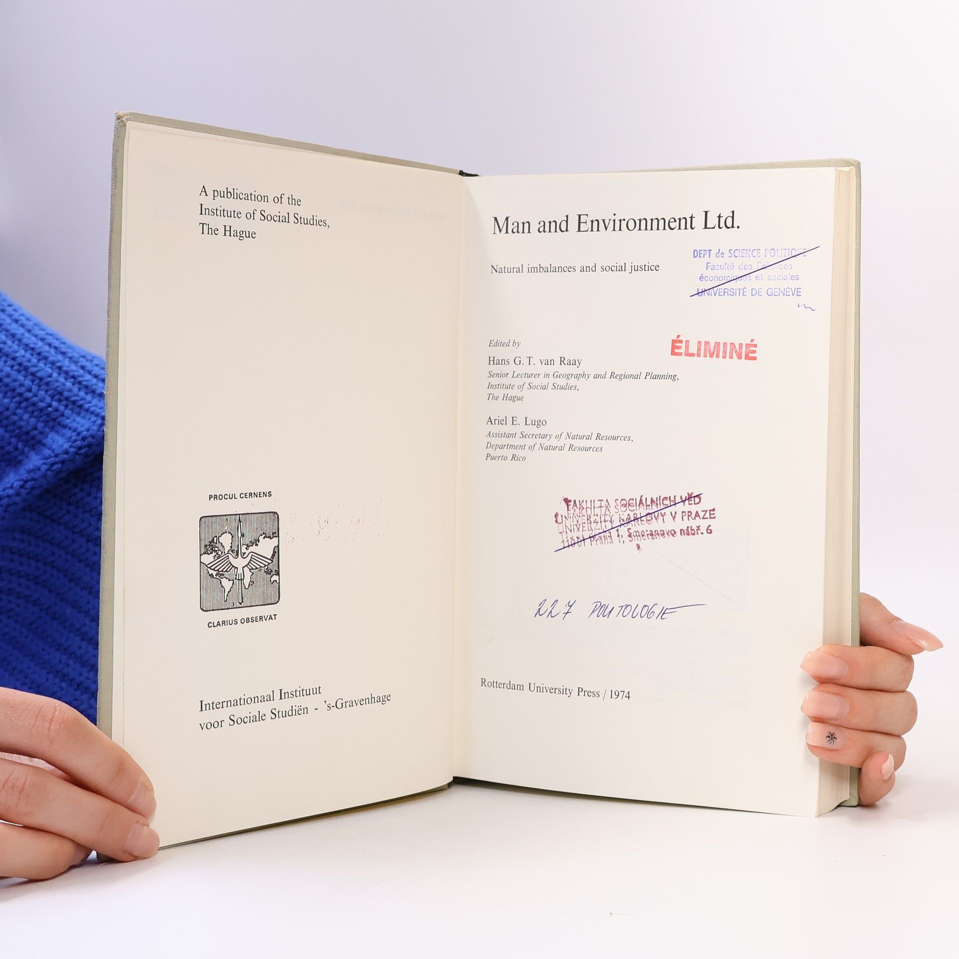 Hans G. T. van Raay Man and Environment Ltd.