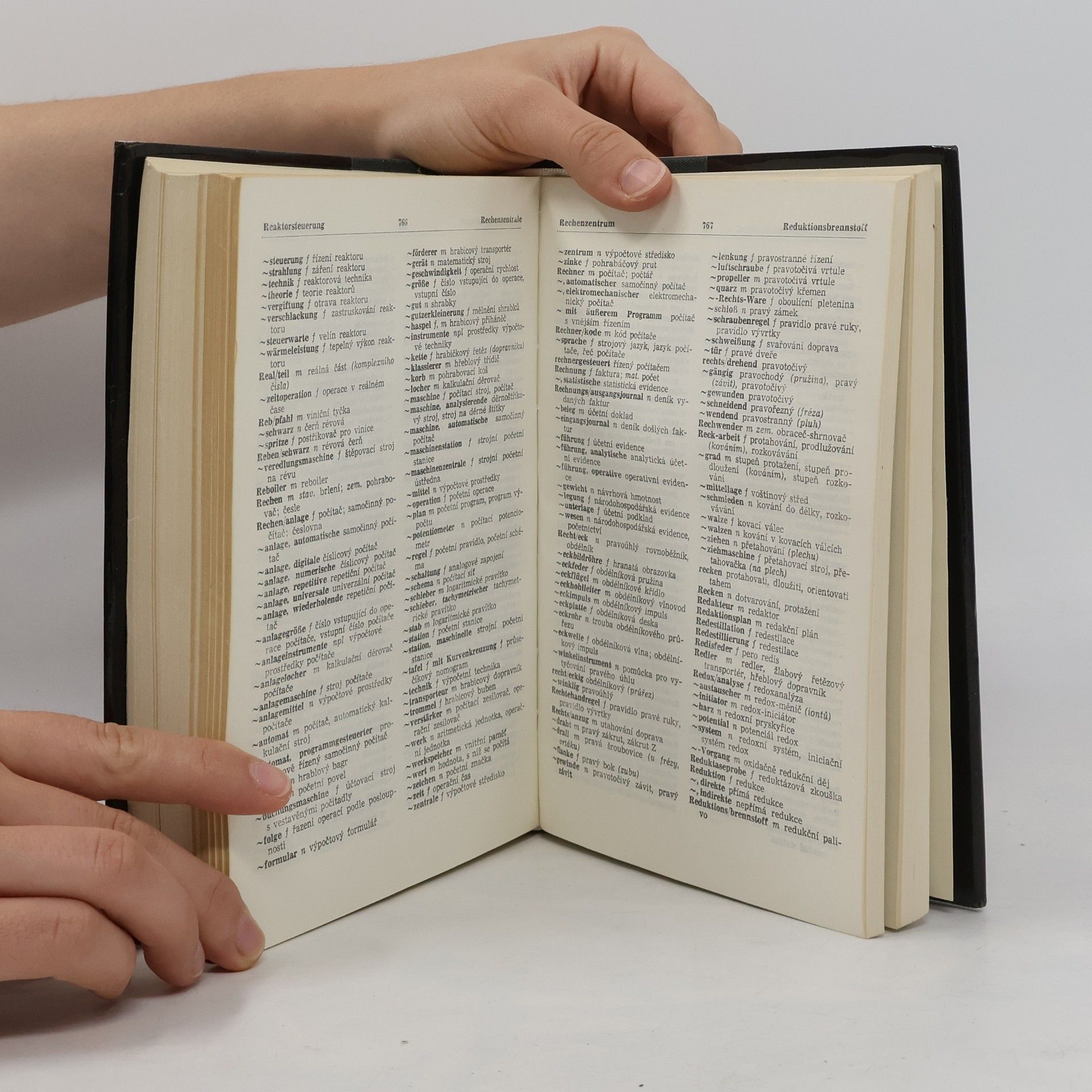 Otto Levinský Německo-český technický slovník. Deutsch-Tschechisches technisches Wörterbuch