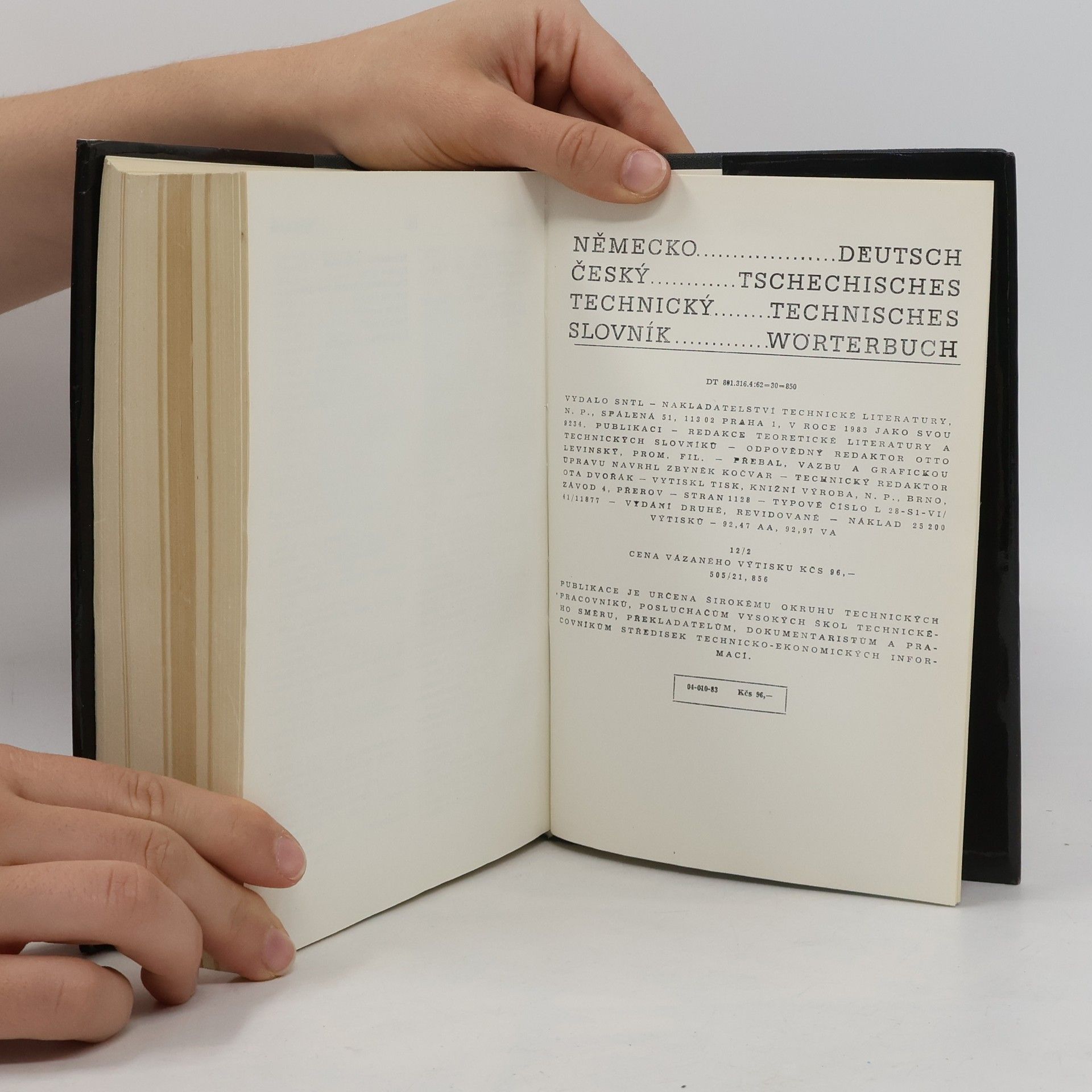 Otto Levinský Německo-český technický slovník. Deutsch-Tschechisches technisches Wörterbuch