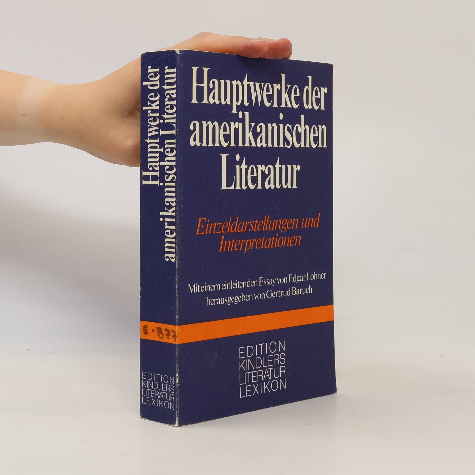 Gertrud Baruch Hauptwerke der amerikanischen Literatur