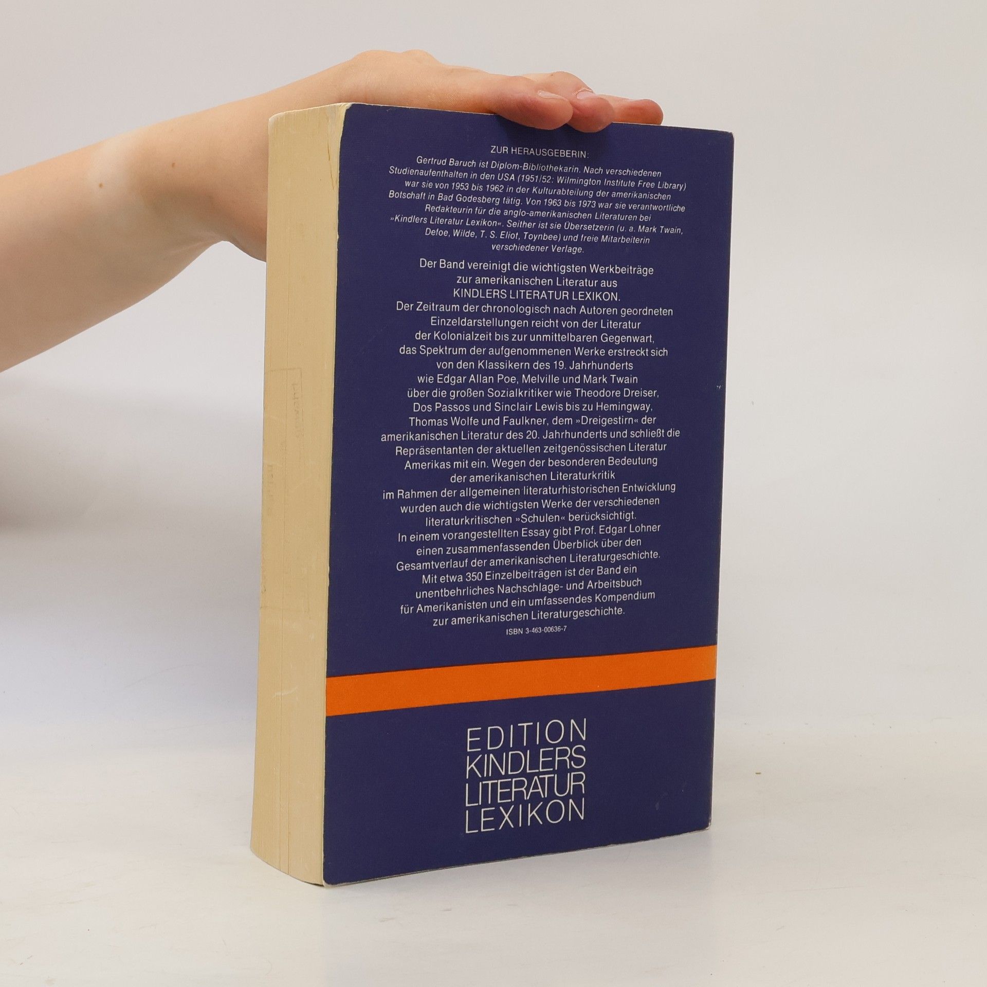 Gertrud Baruch Hauptwerke der amerikanischen Literatur