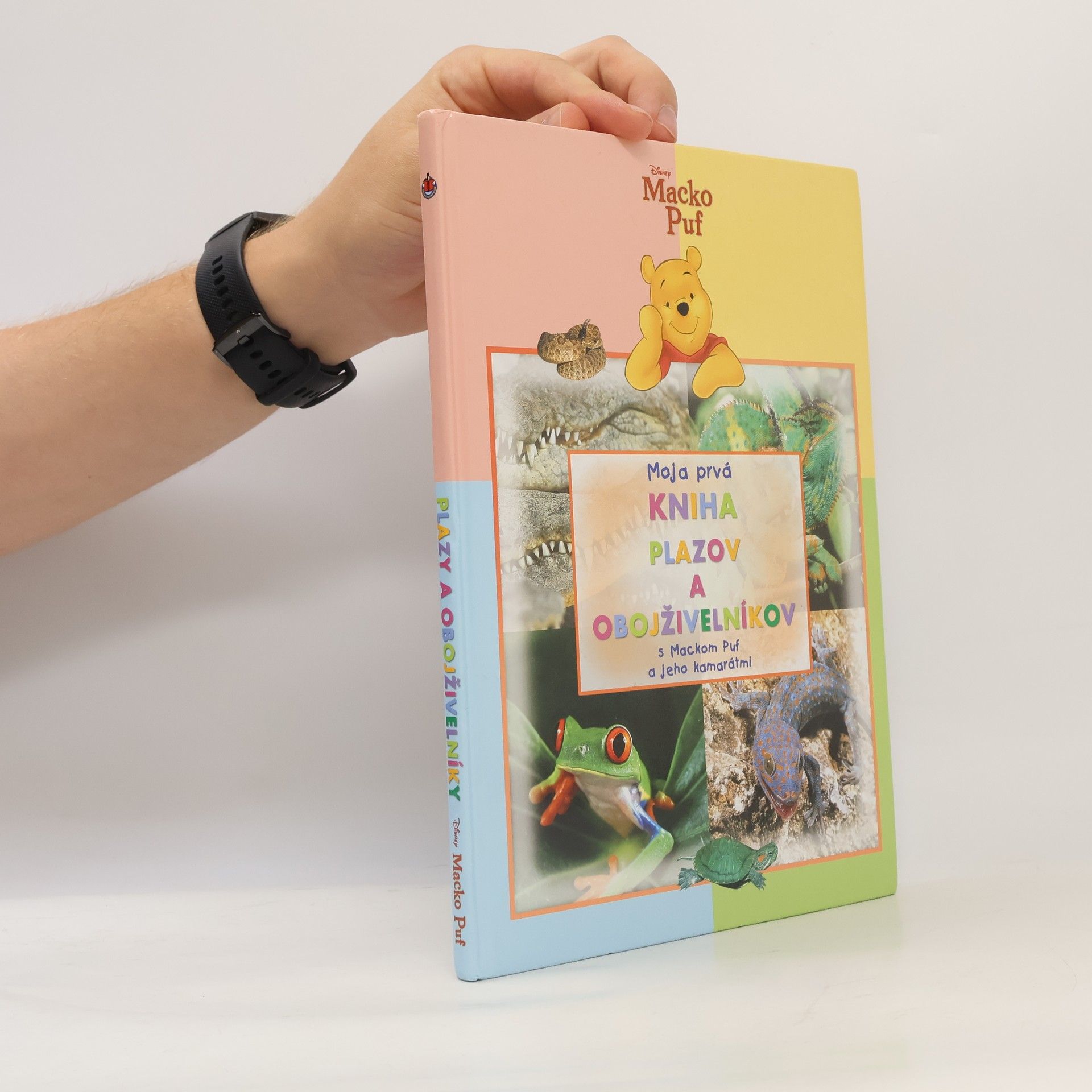Walt Disney Moja prvá kniha plazov a obojživelníkov s Mackom Puf a jeho kamarátmi