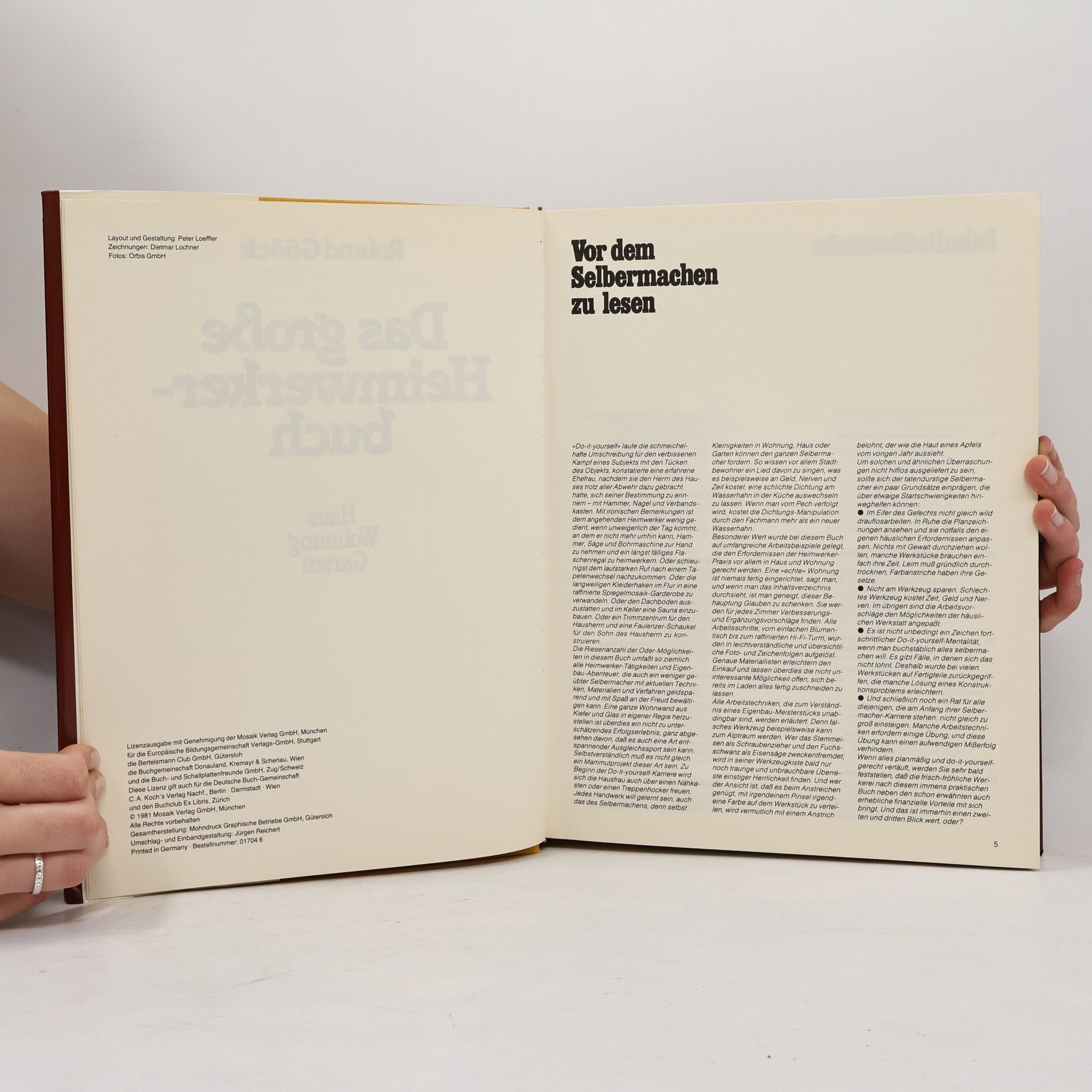 Haus Wohnung Garten Das große Heimwerkerbuch