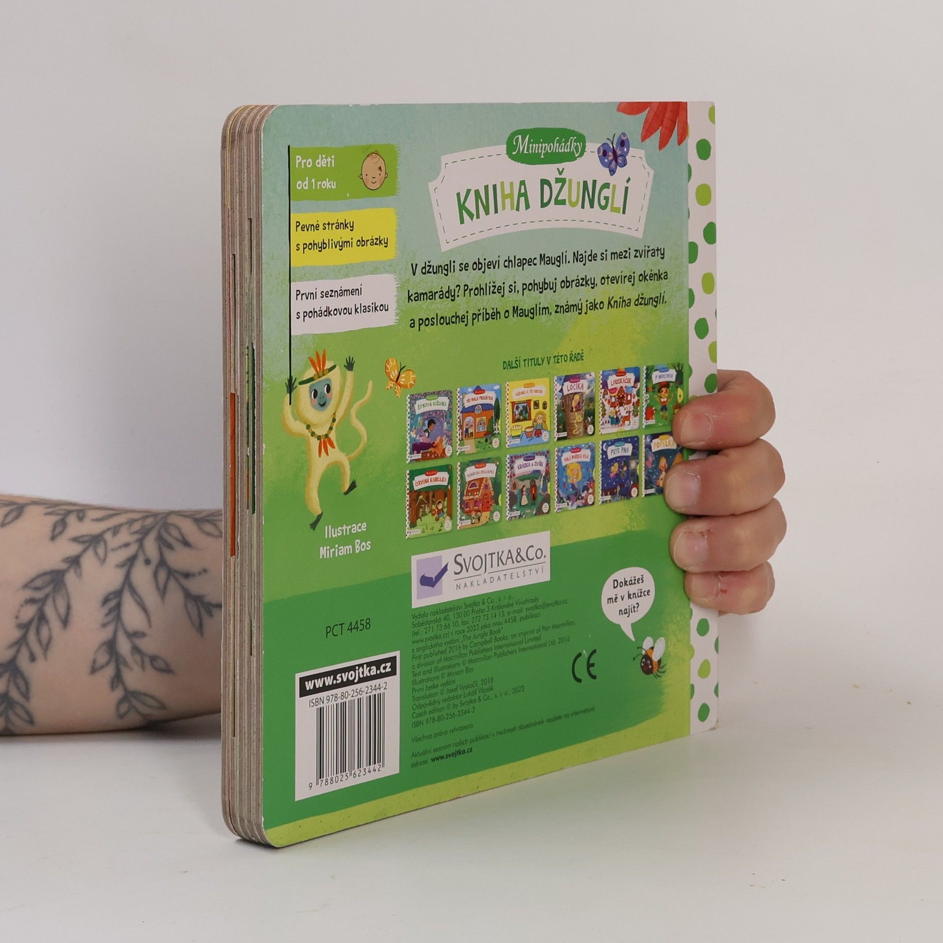 Miriam Bos Minipohádky: Kniha džunglí