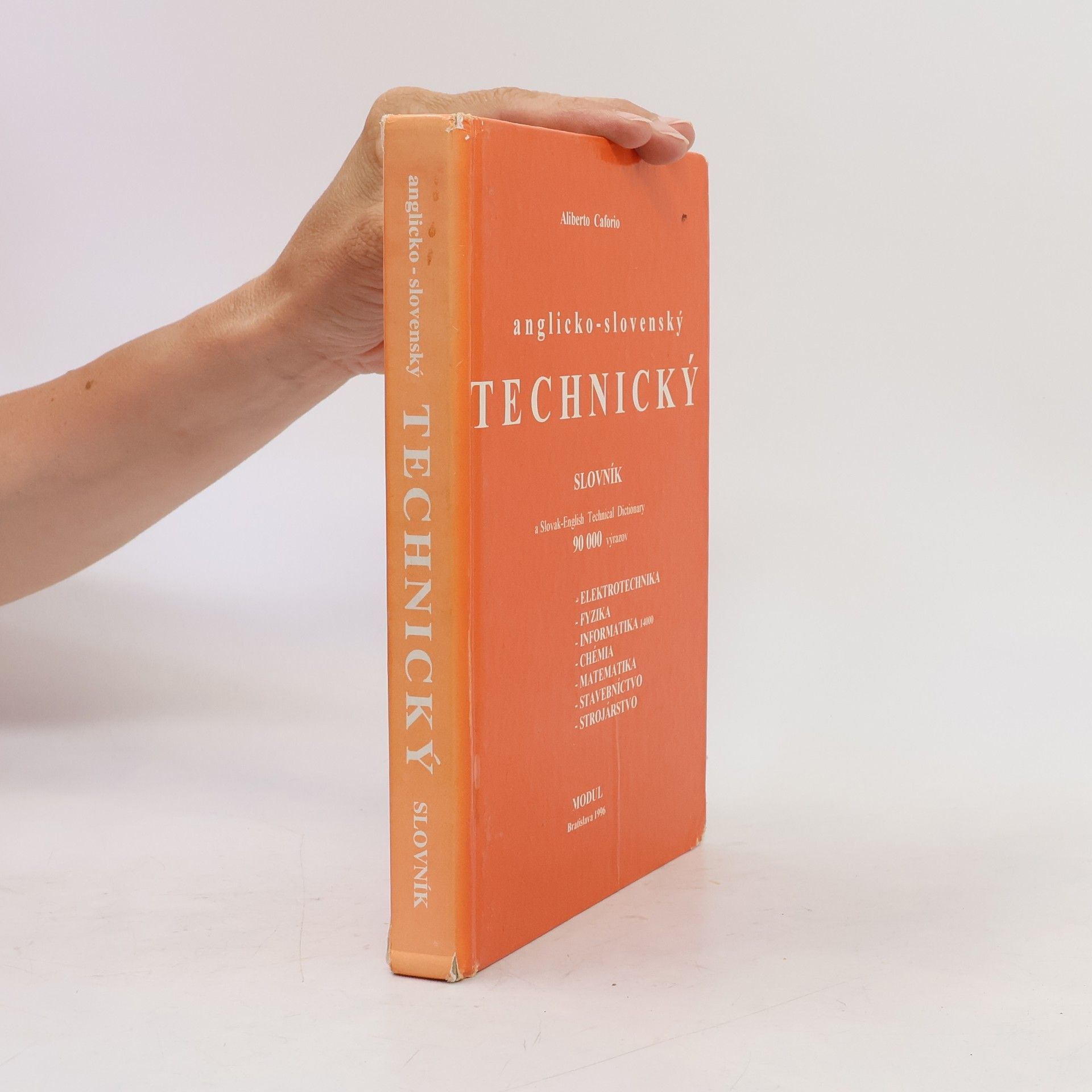 Aliberto Caforio Anglicko-slovenský technický slovník