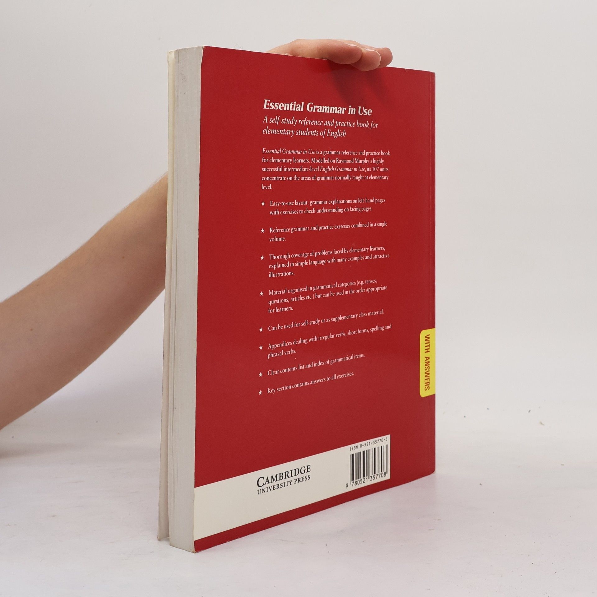 Raymond Murphy Essential Grammar in Use. With answers