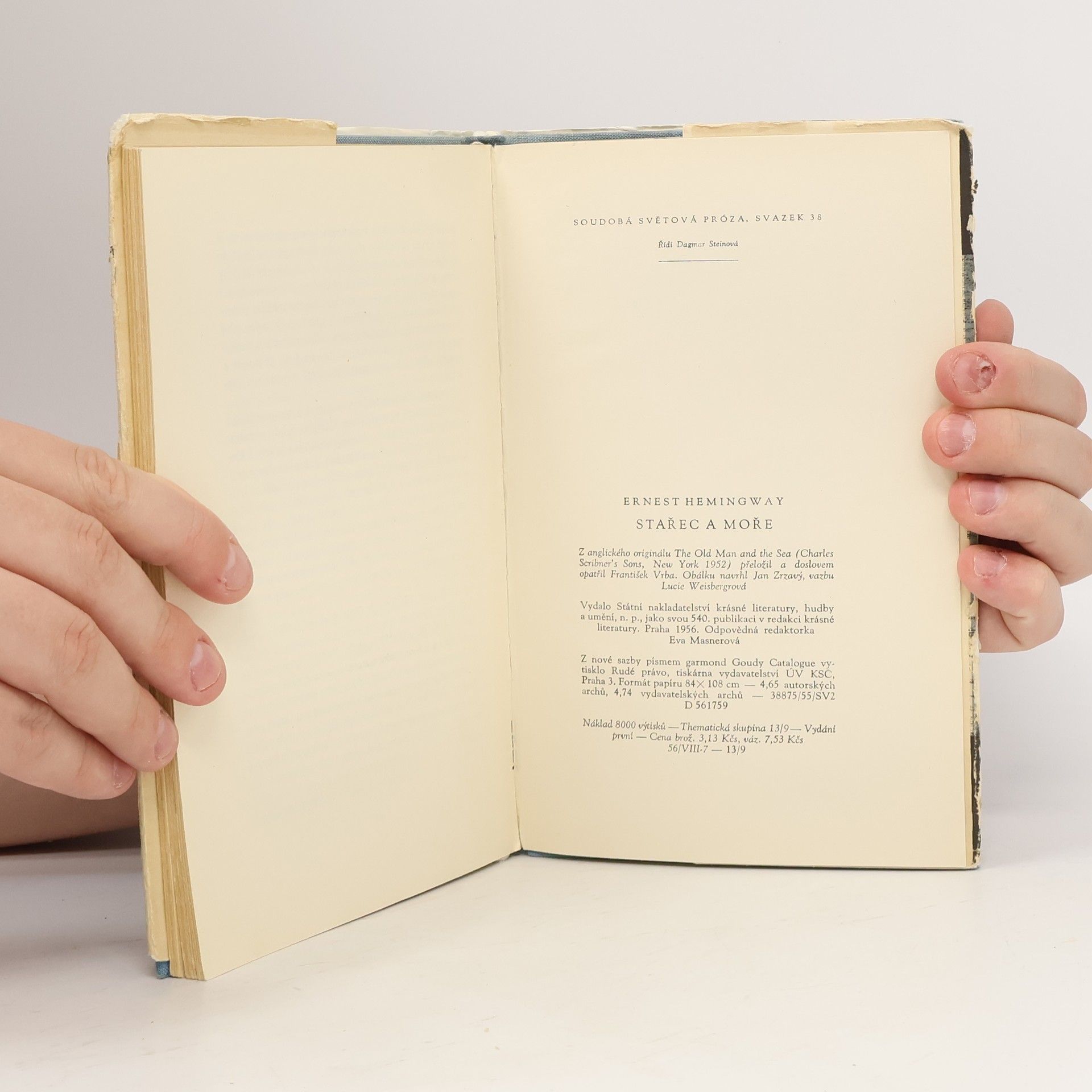 Ernest Hemingway Stařec a moře